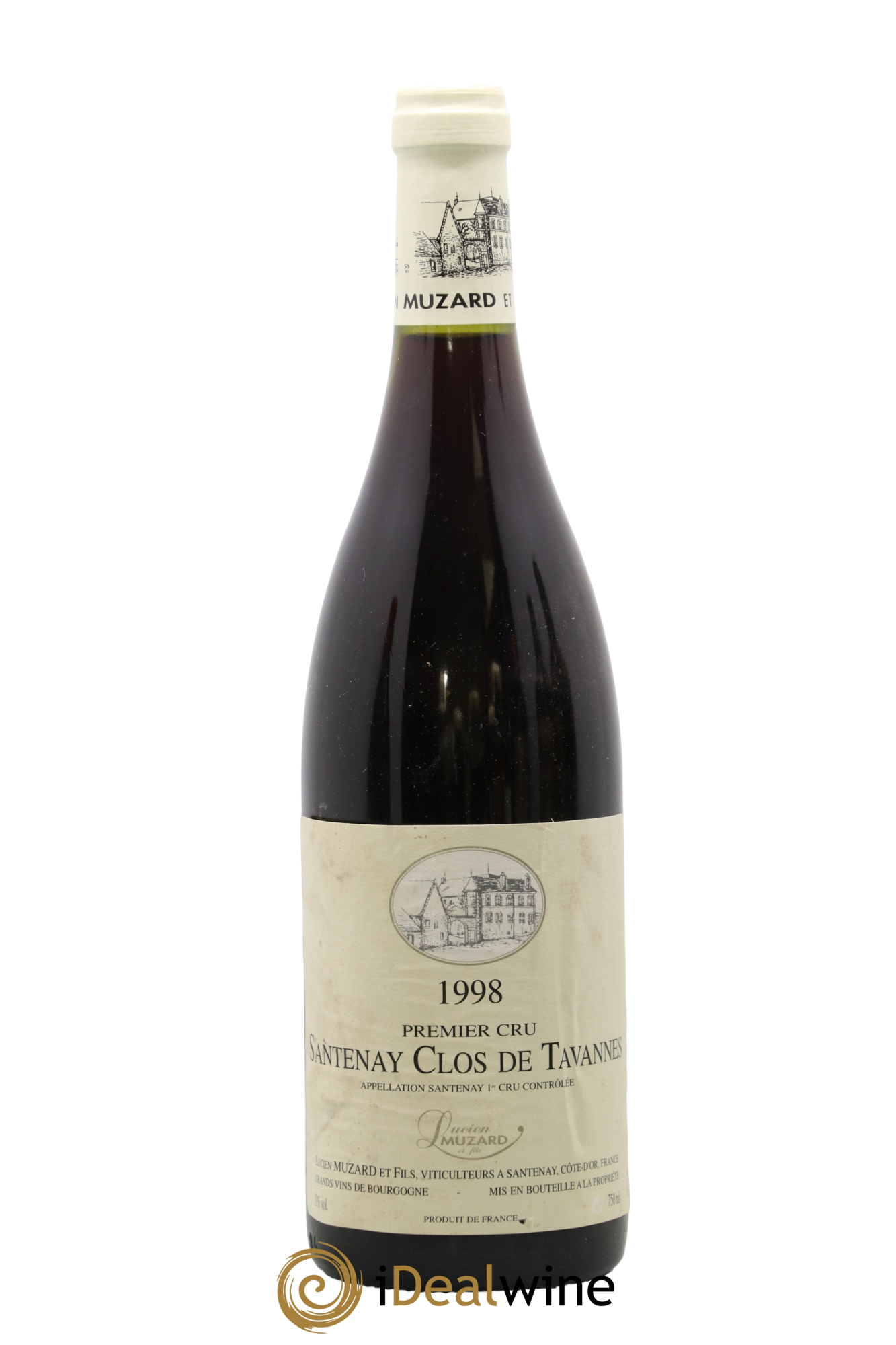 Santenay 1er Cru Clos de Tavannes Lucien Muzard et Fils 1998 - Lot of 1 bottle - 0