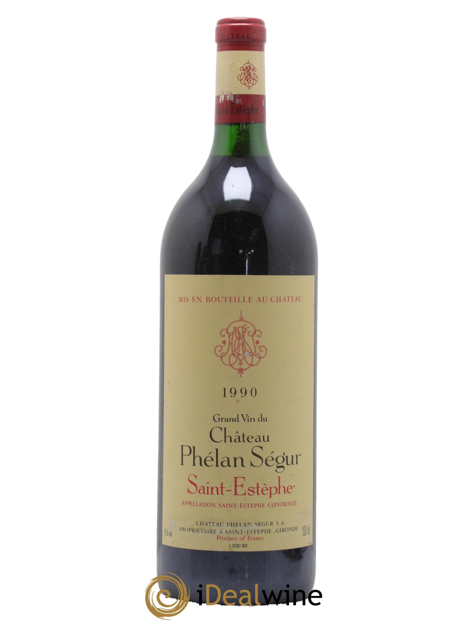 Château Phélan Ségur 1990 - Lot de 1 magnum - 0