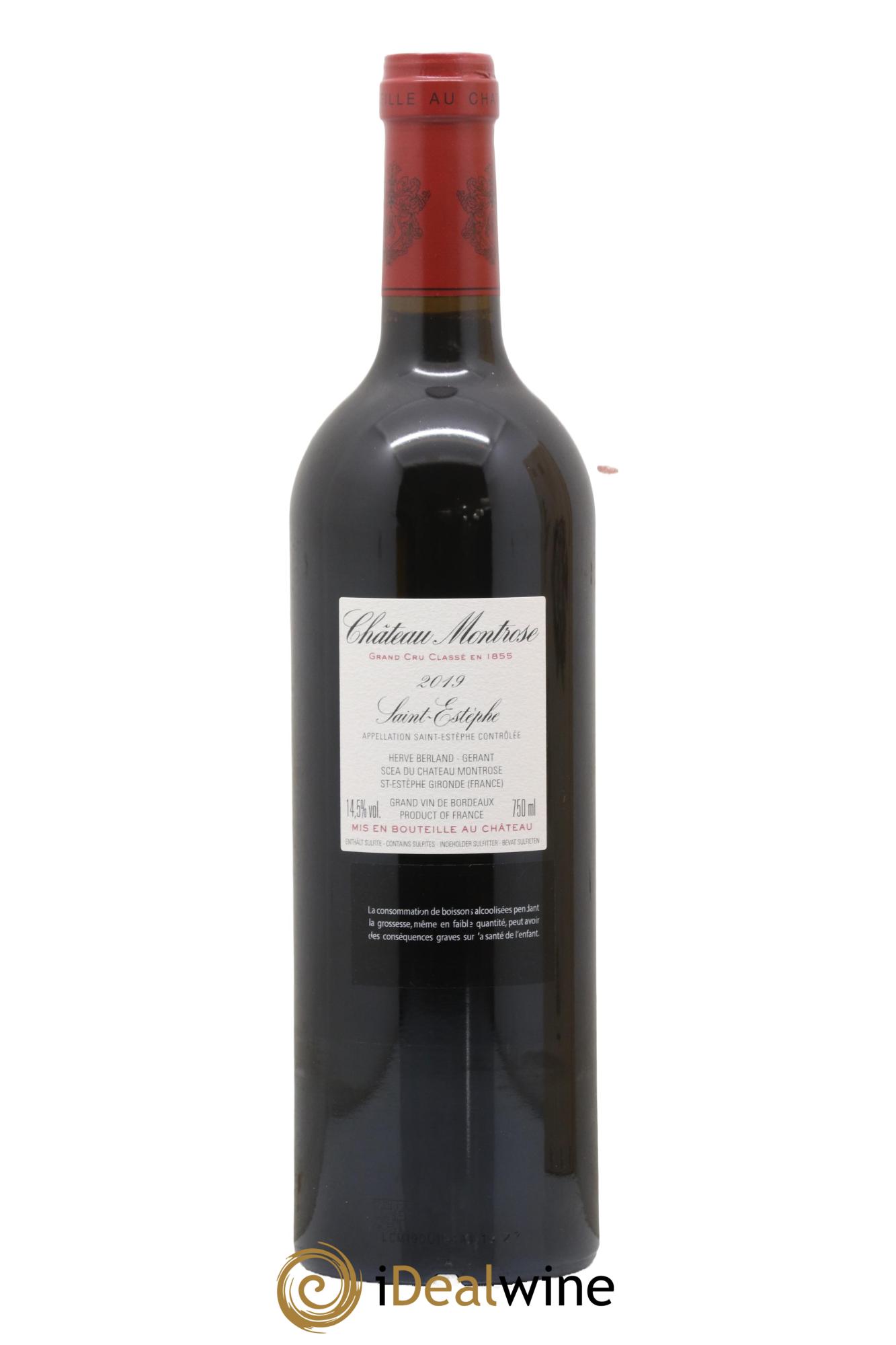 Château Montrose 2ème Grand Cru Classé 2019 - Lot de 1 bouteille - 2