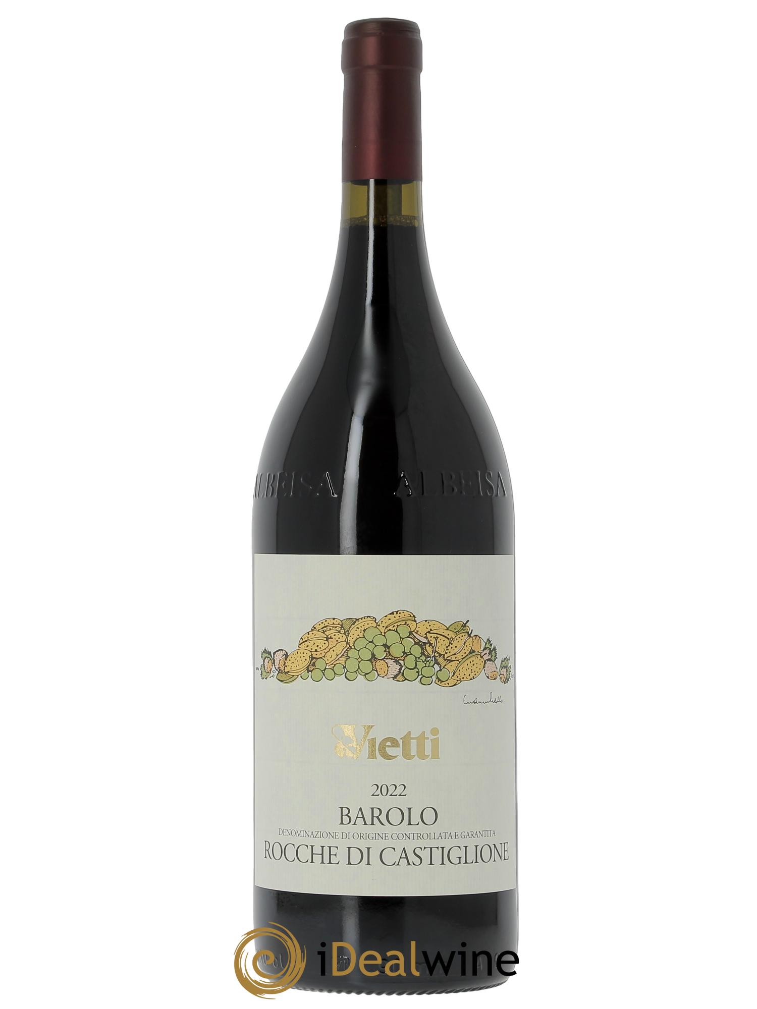 Barolo DOCG Castiglione Vietti 2022 - Lot de 1 magnum - 1