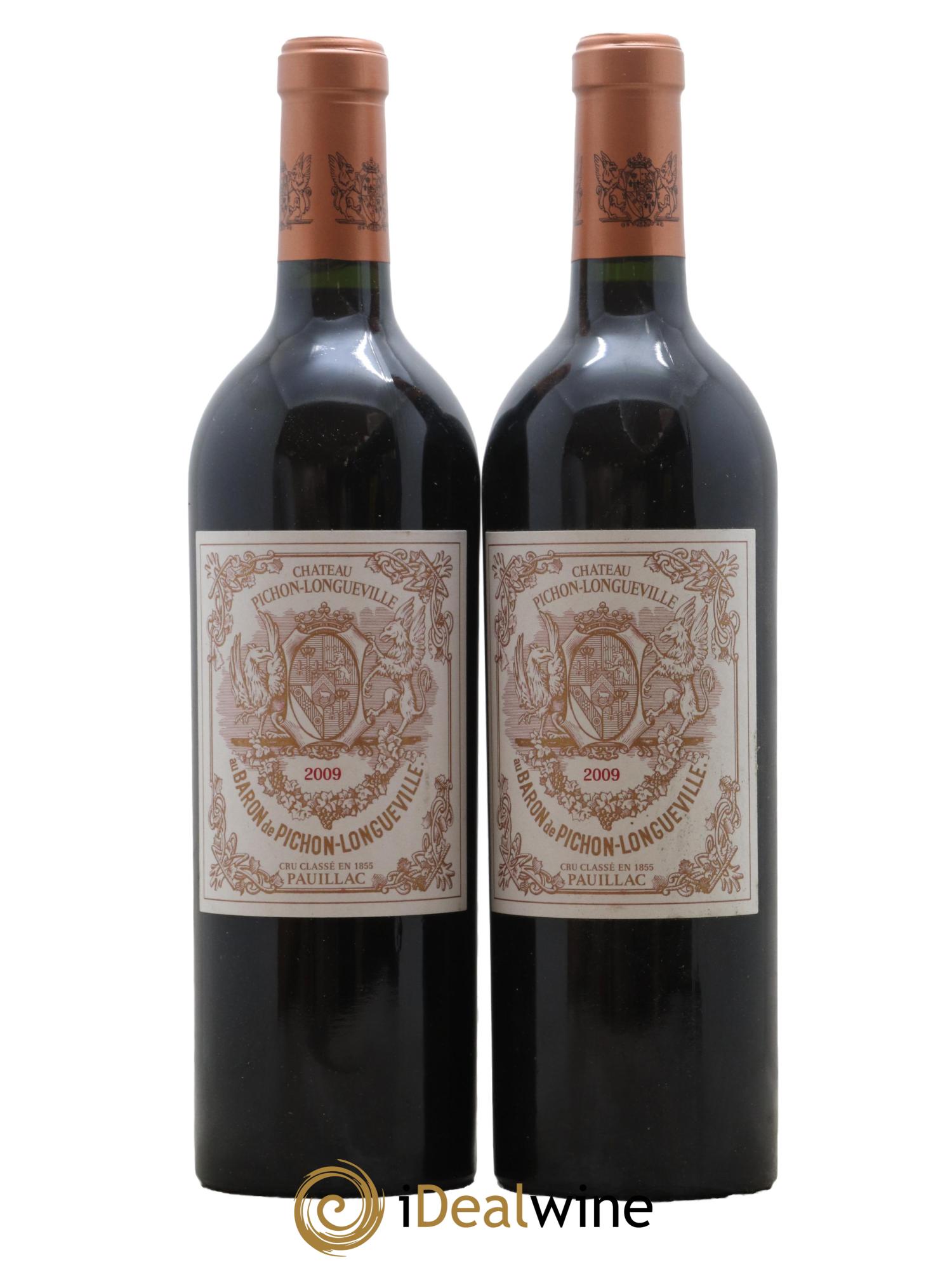 Pichon Longueville Baron 2ème Grand Cru Classé 2009 - Lot de 2 bouteilles - 0