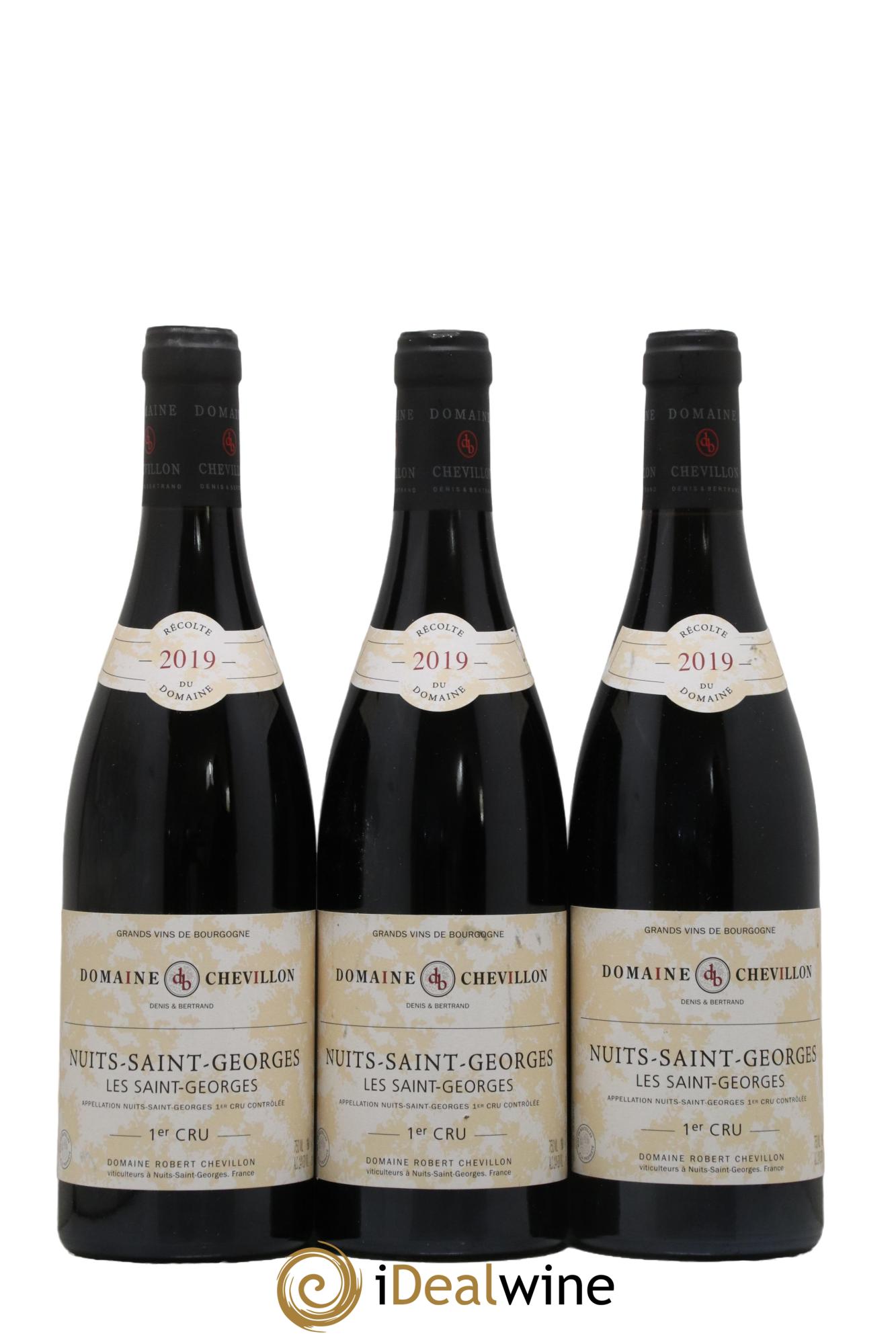 Nuits-Saint-Georges 1er Cru Les Saint Georges Robert Chevillon 2019 - Lot of 3 bottles - 0