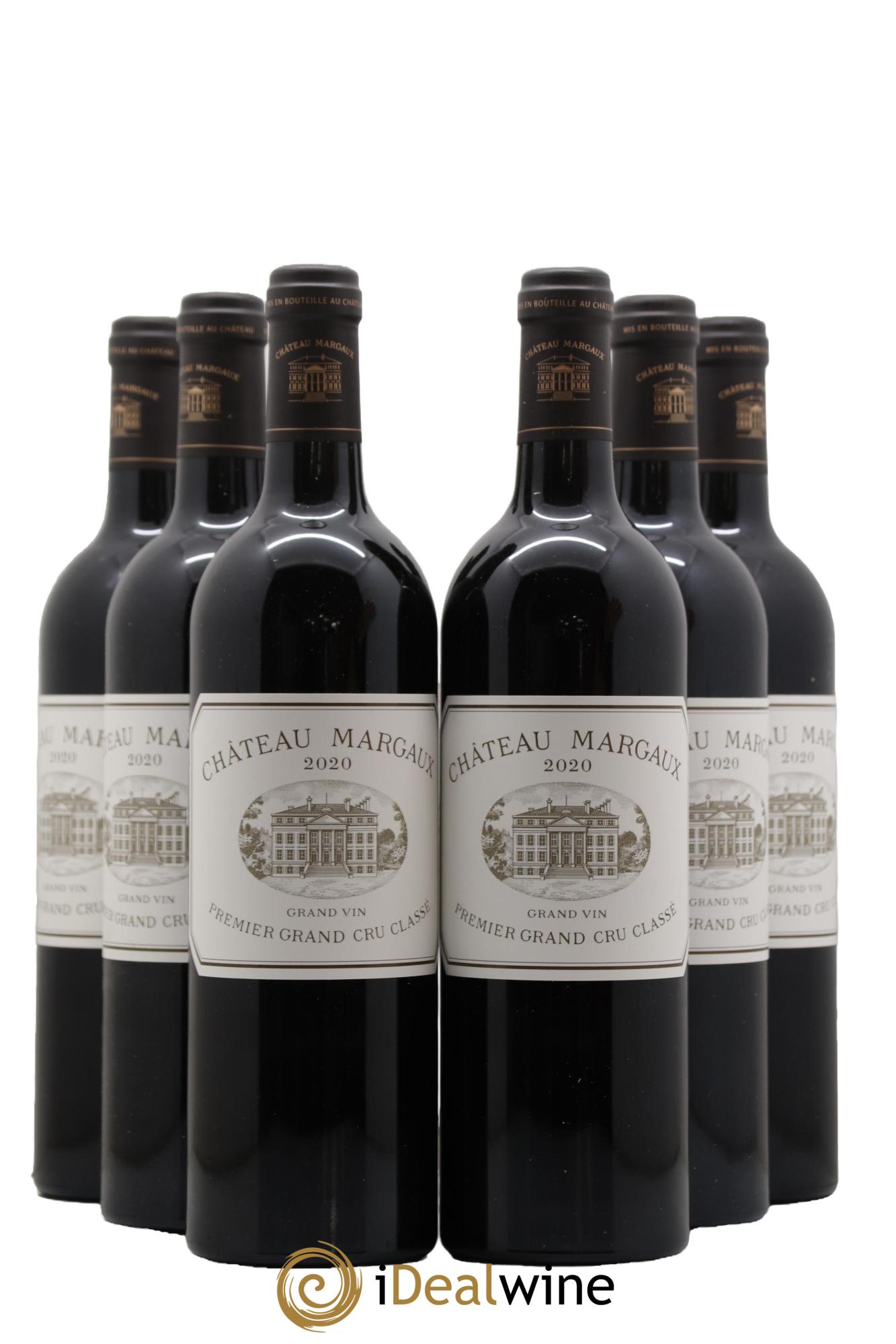 Château Margaux 1er Grand Cru Classé 2020 - Lot de 6 bouteilles - 0