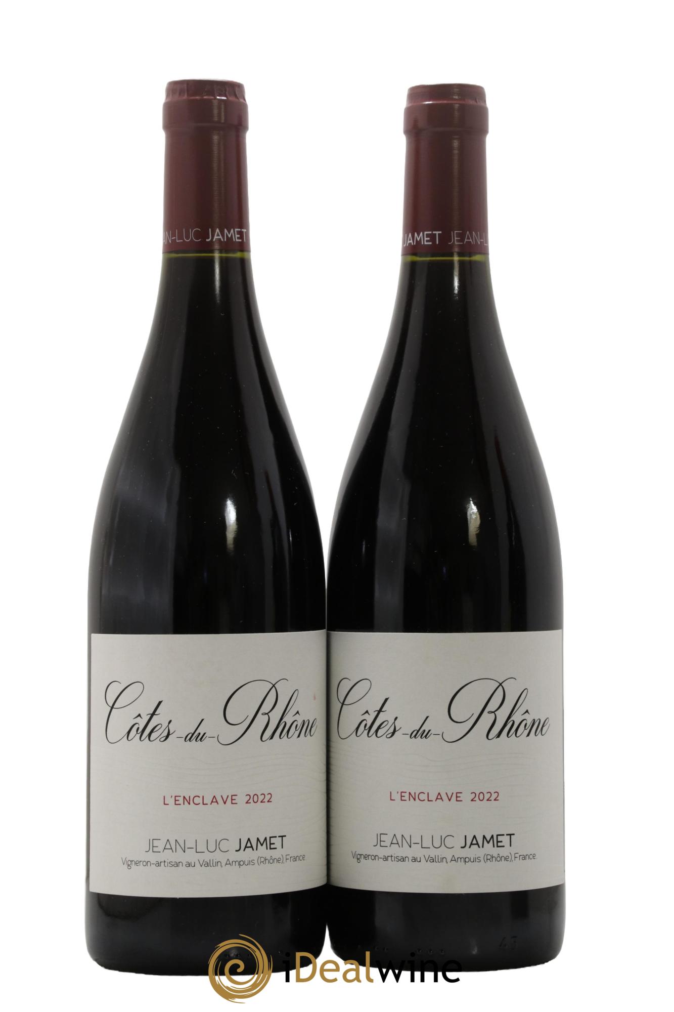 Côtes-du-Rhône L'Enclave Jean-Luc Jamet 2022 - Lot de 2 bouteilles - 0