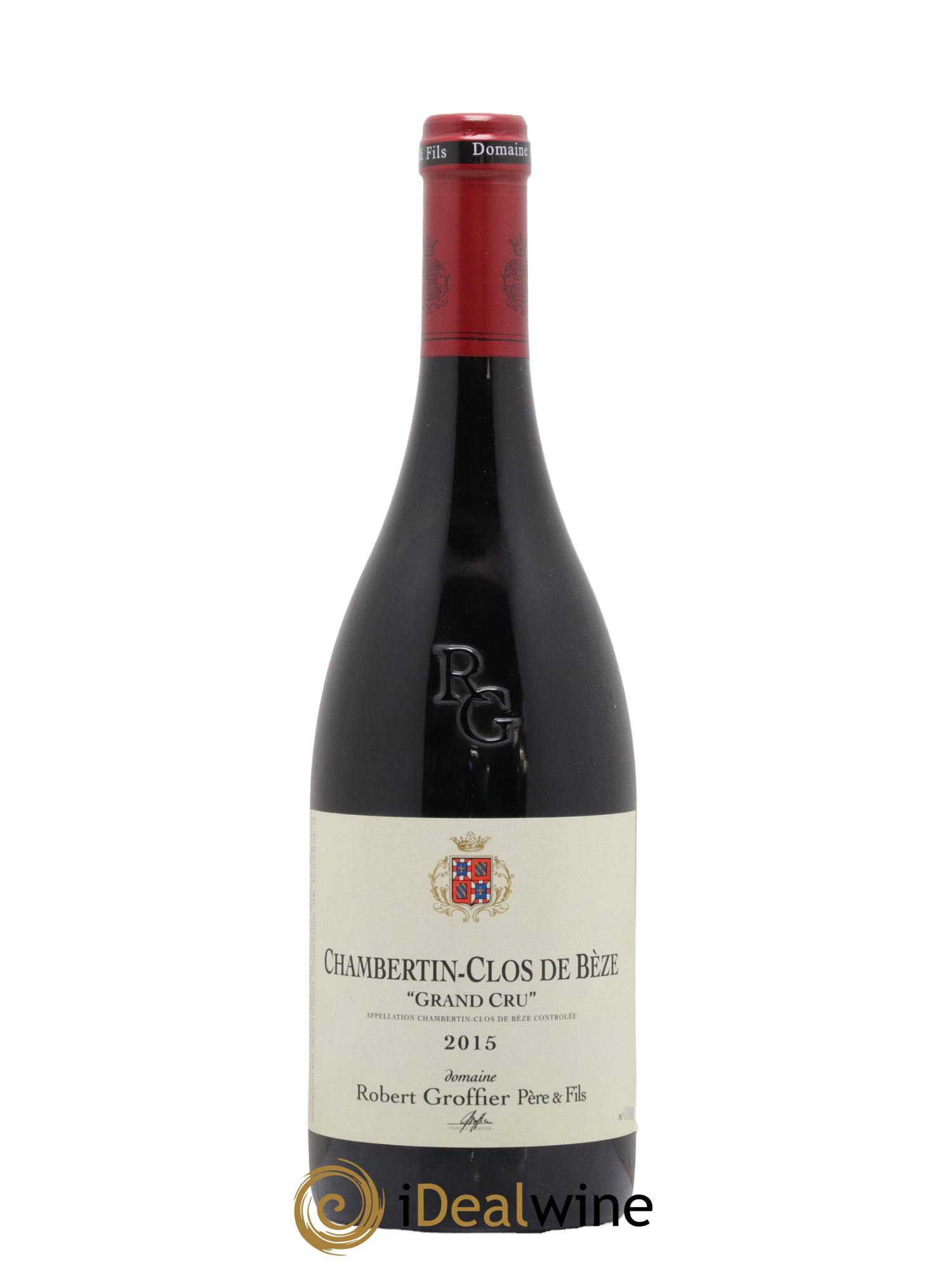 Chambertin Clos de Bèze Grand Cru Robert Groffier Père & Fils (Domaine) 2015 - Lot de 1 bouteille - 0
