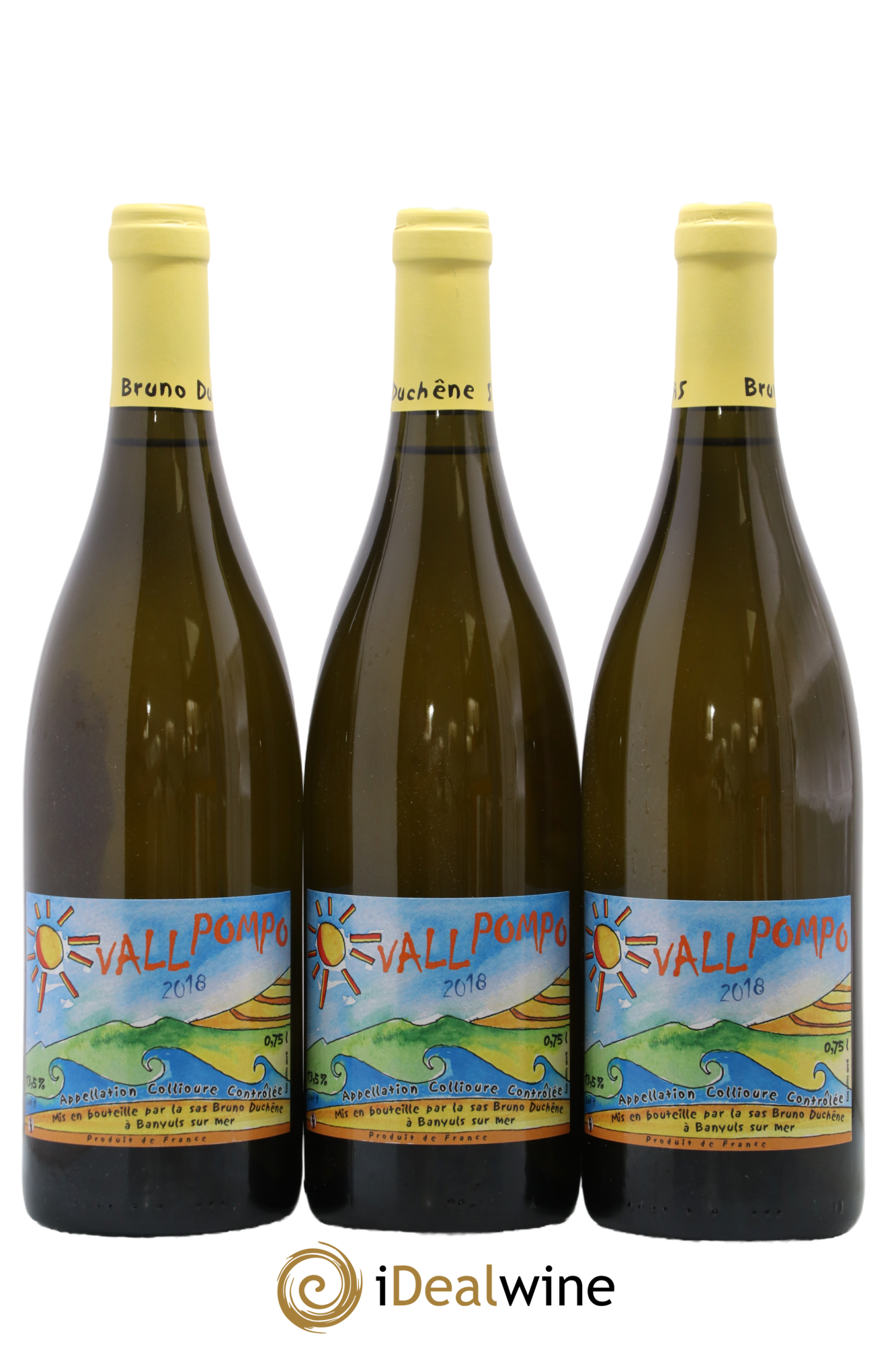Collioure Vall Pompo Bruno Duchêne 2018 - Lot of 2 bottles - 0