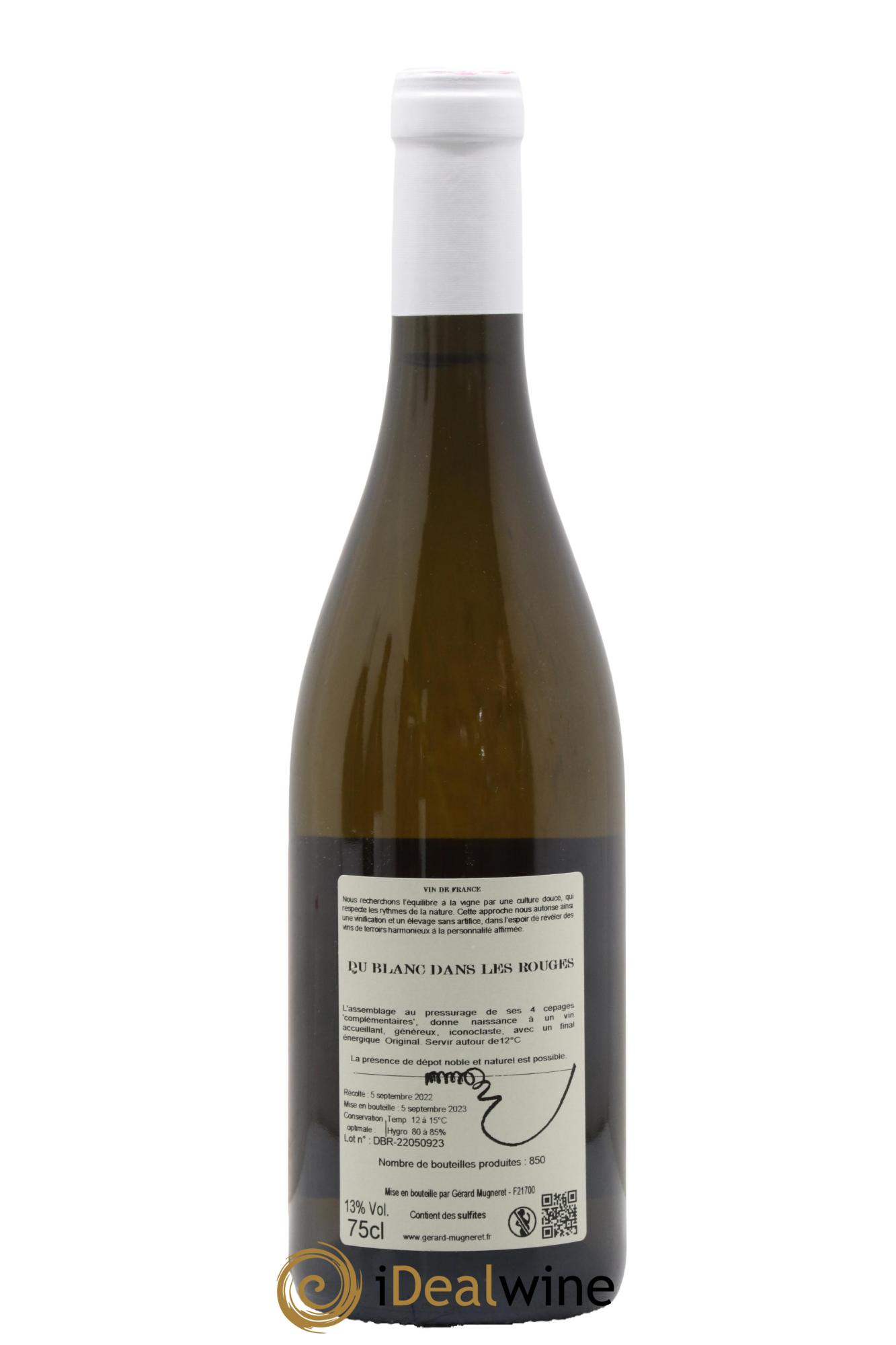 Vin de France Du Blanc Dans Les Rouges Gérard Mugneret 2022 - Lotto di 1 bottiglia - 1