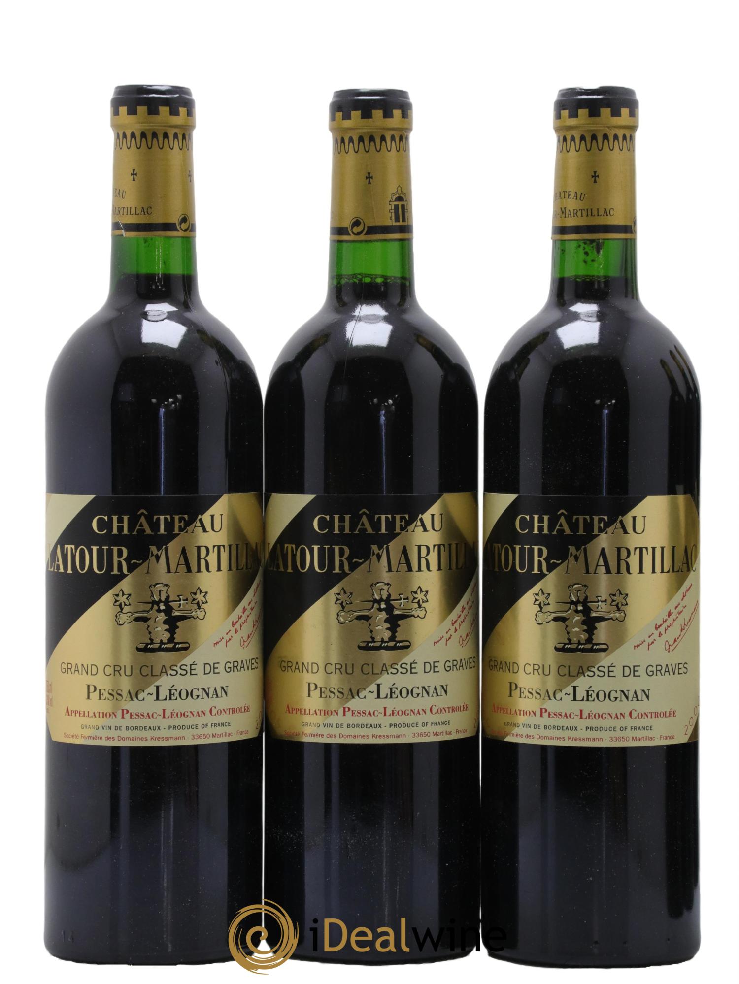 Château Latour-Martillac Cru Classé de Graves 2002 - Lot de 6 bouteilles - 2