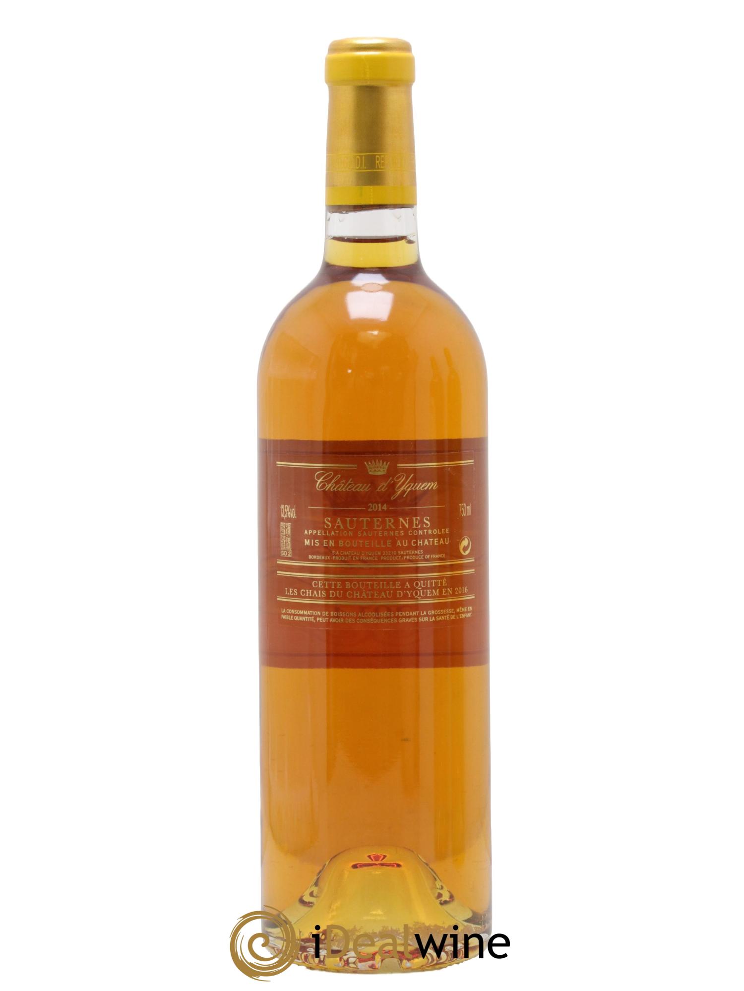 Château d' Yquem 1er Cru Classé Supérieur 2014 - Lotto di 1 bottiglia - 1