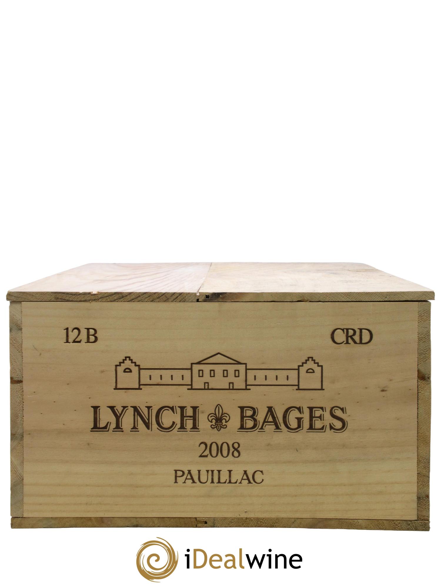 Château Lynch Bages 5ème Grand Cru Classé 2008 - Lot of 12 bottles - 5