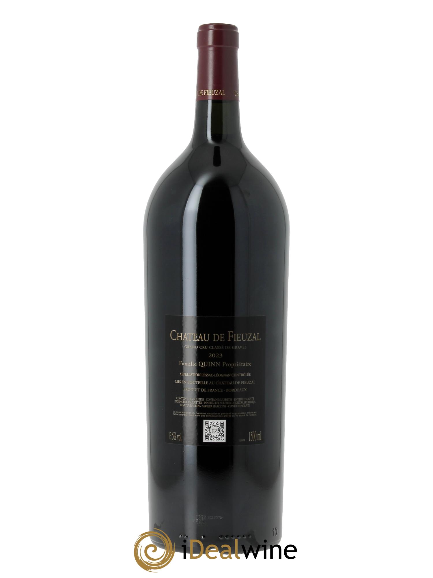 Château de Fieuzal Cru Classé de Graves (OWC if 3 mgs) 2023 - Lot of 1 magnum - 1