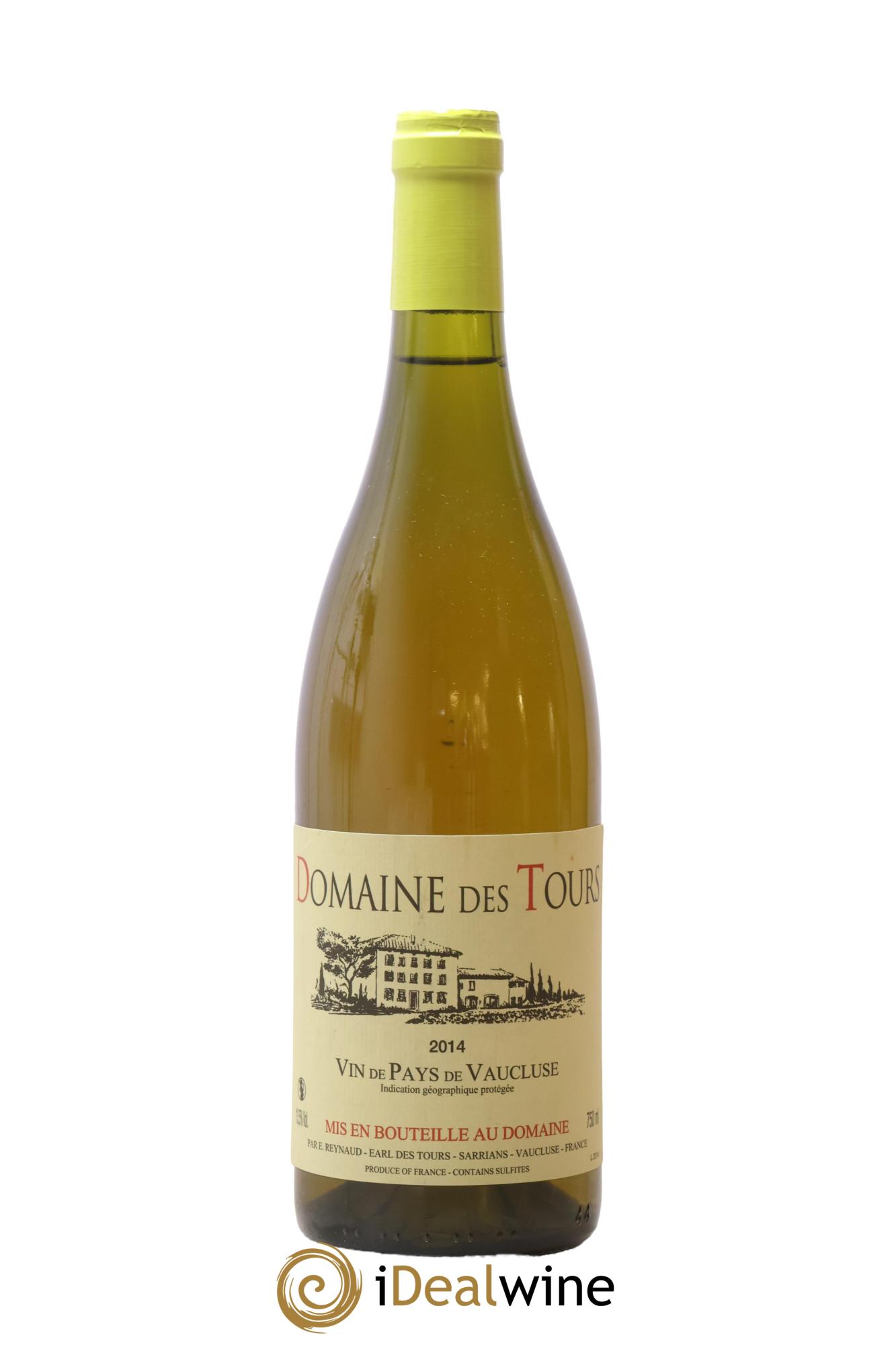 IGP Vaucluse (Vin de Pays de Vaucluse) Domaine des Tours Emmanuel Reynaud 2014 - Lot of 1 bottle - 0