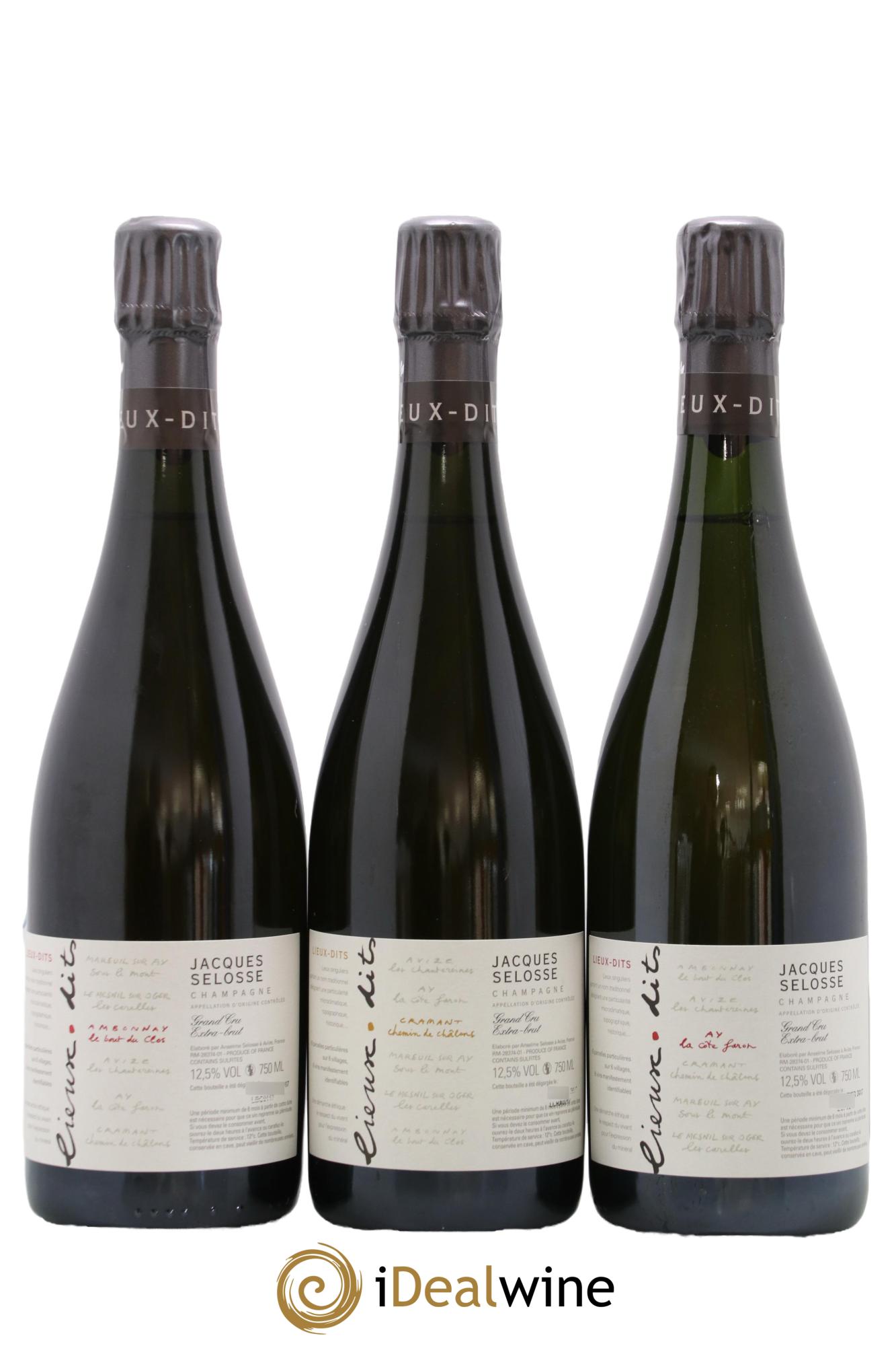 Caisse Collection Lieux-dits Jacques Selosse - Lot of 6 bottles - 1