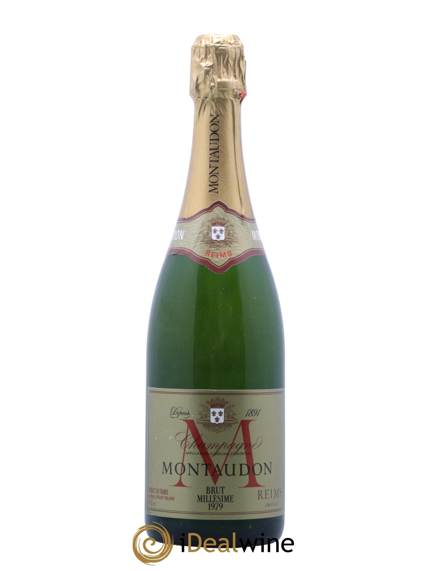 Champagne Brut Maison Montaudon 1979 - Lot de 1 bouteille - 0