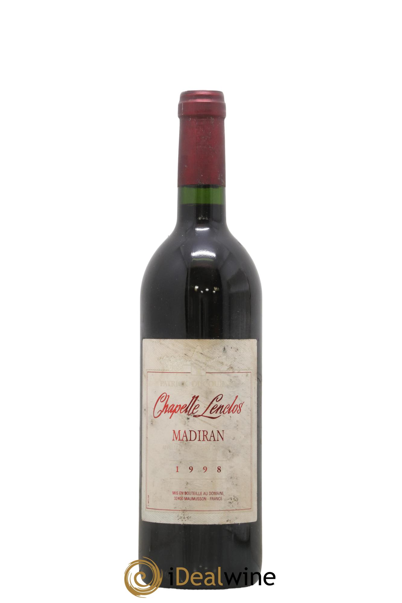 Madiran Chapelle Lenclos 1998 - Lot de 1 bouteille - 0