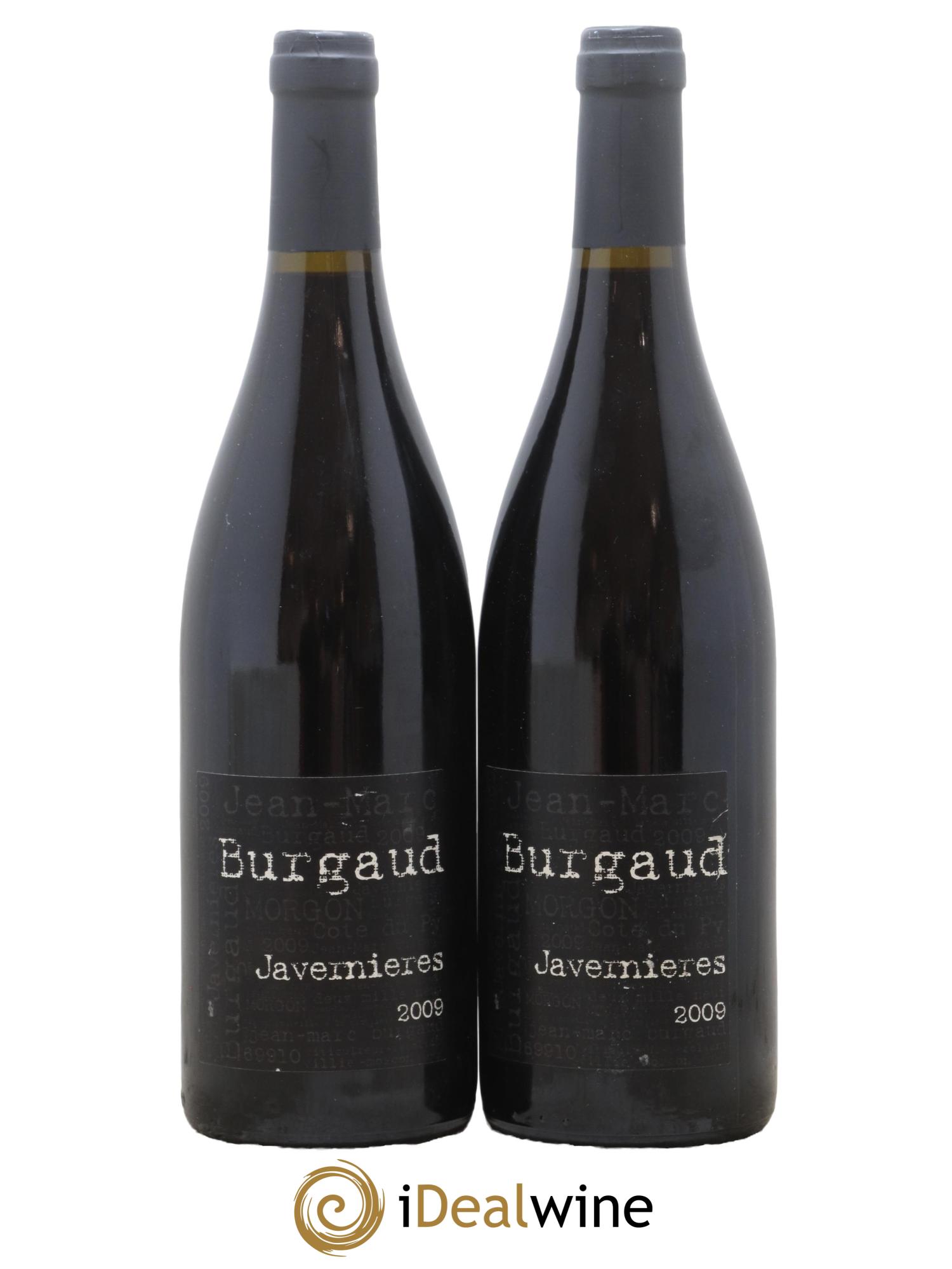 Morgon Javernières Jean-Marc Burgaud (Domaine) 2009 - Lot de 2 bouteilles - 0
