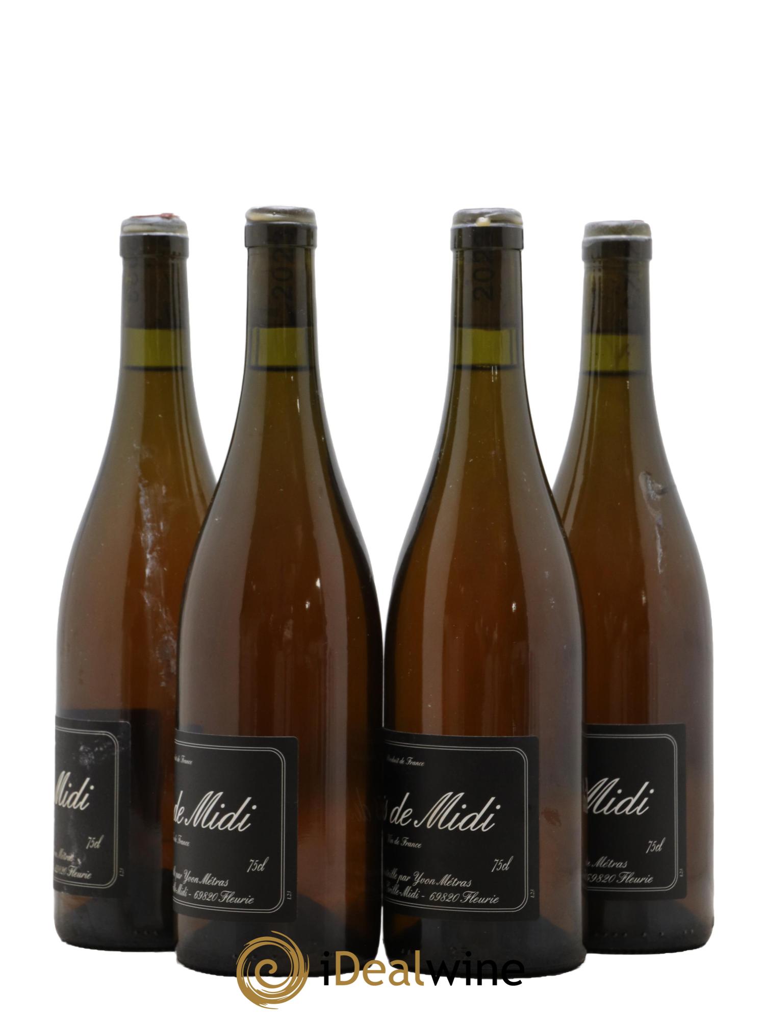 Vin de France Beaujolais Gris de Midi Domaine Yvon Métras 2023 - Lotto di 4 bottiglie - 1