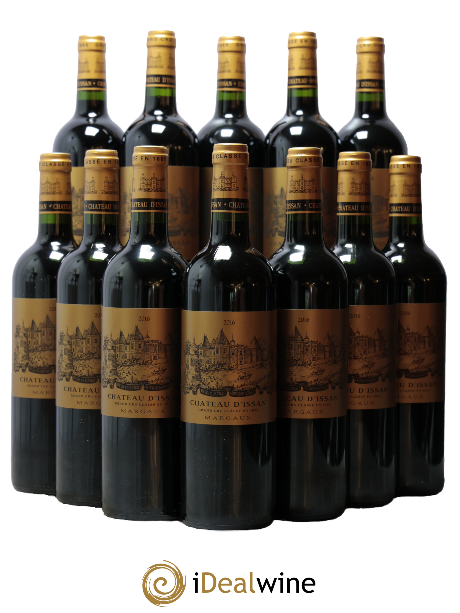 Château d'Issan 3ème Grand Cru Classé 2016 - Lot de 12 bouteilles - 0