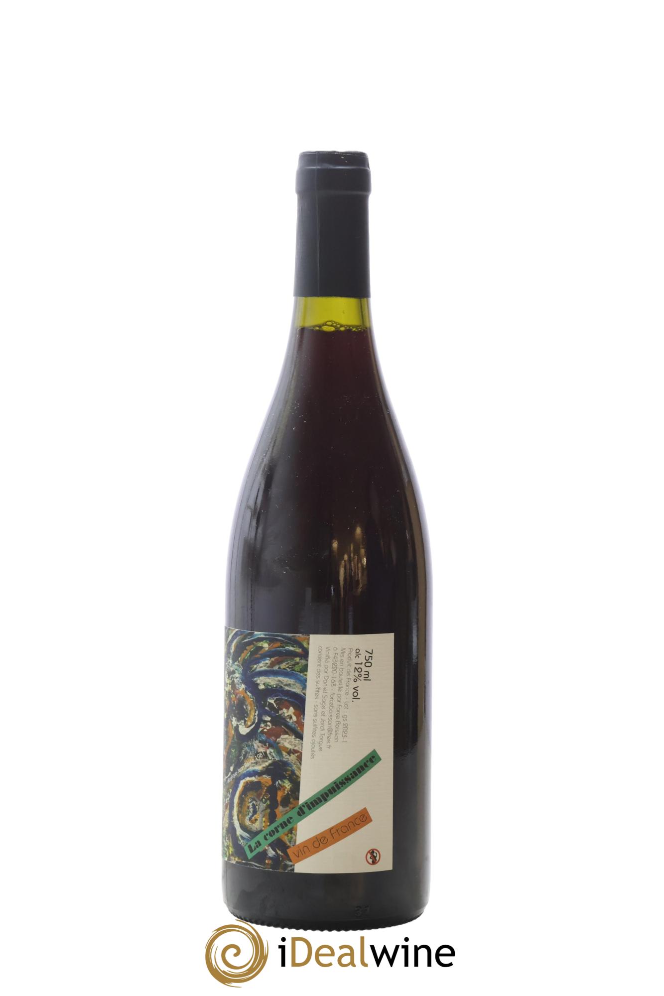 Vin de France La Corne d'Impuissance Daniel Sage 2022 - Lotto di 1 bottiglia - 1