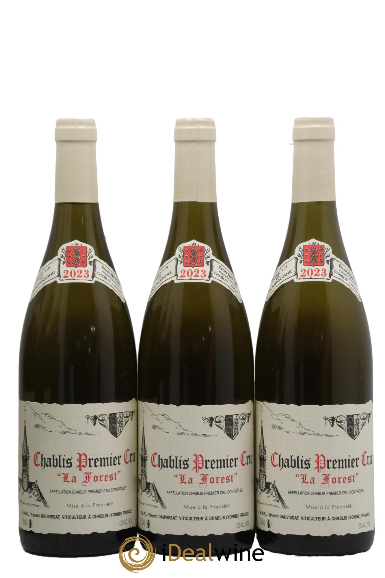 Chablis 1er Cru La Forest Vincent Dauvissat (Domaine) 2023 - Posten von 3 Flaschen - 0