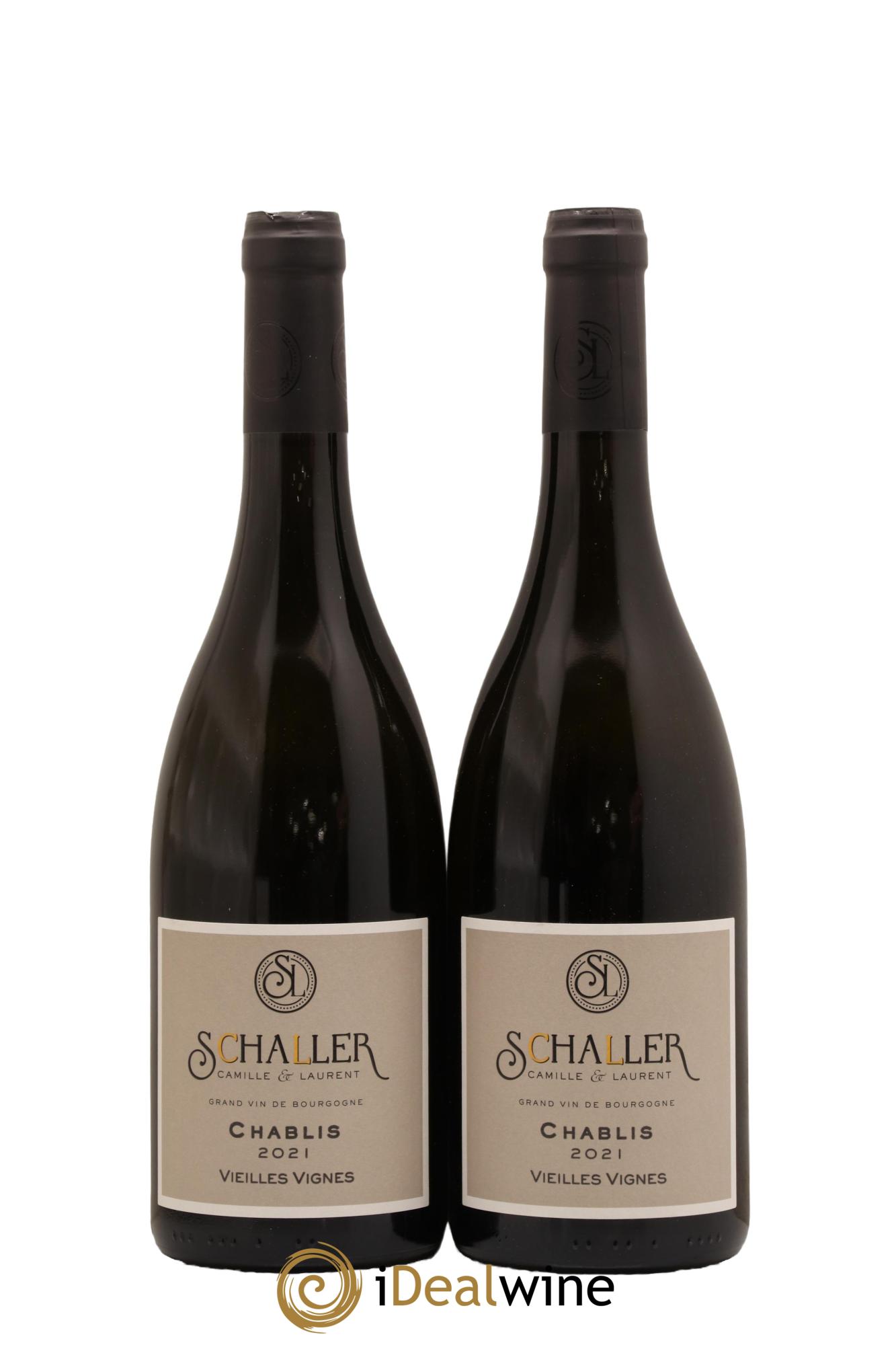 Chablis Vieilles Vignes Domaine Camille Et Laurent Schaller 2021 - Lot de 2 bouteilles - 0
