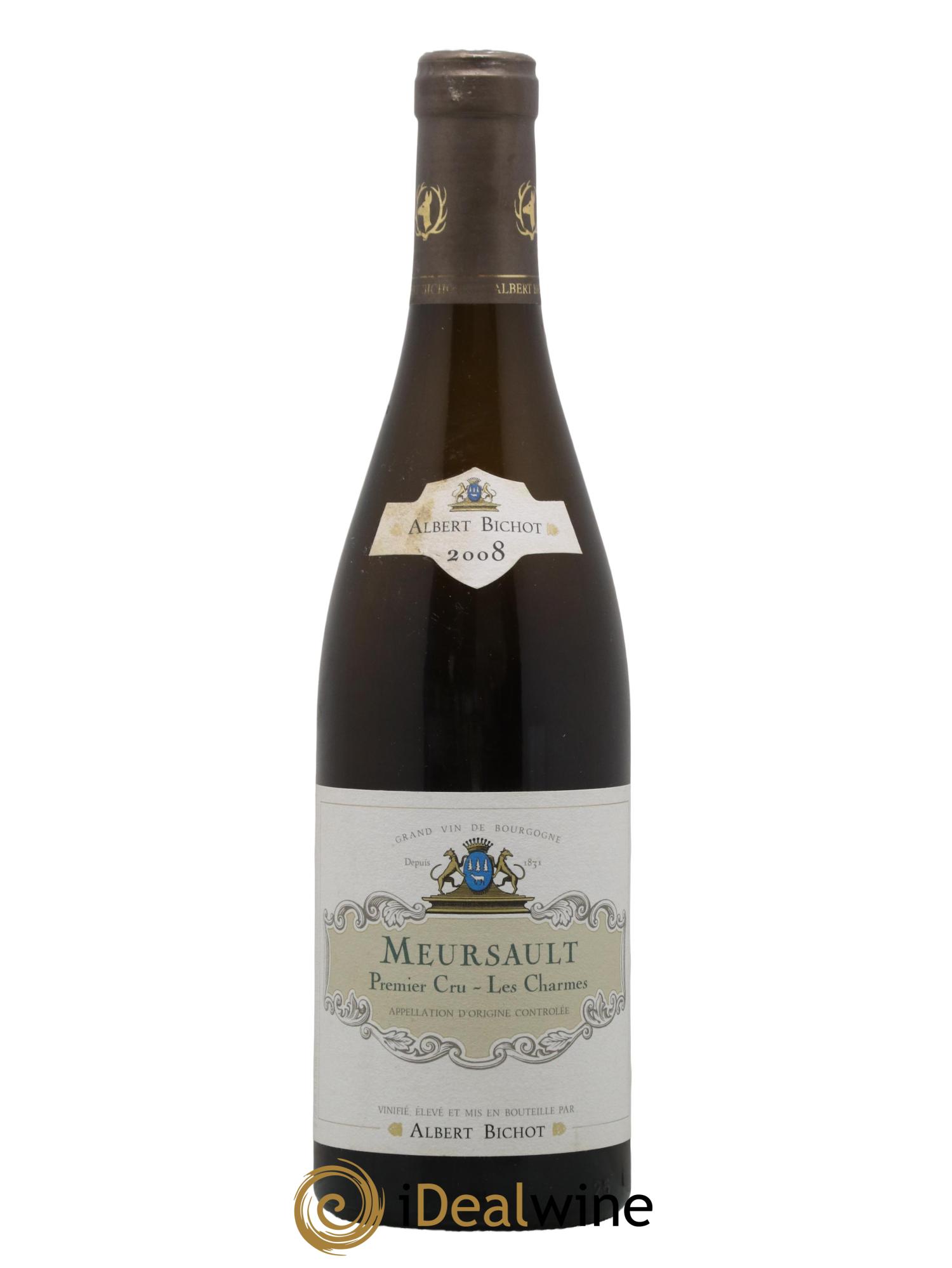 Meursault 1er Cru Charmes Domaine du Pavillon - Albert Bichot 2008 - Lot de 1 bouteille - 0