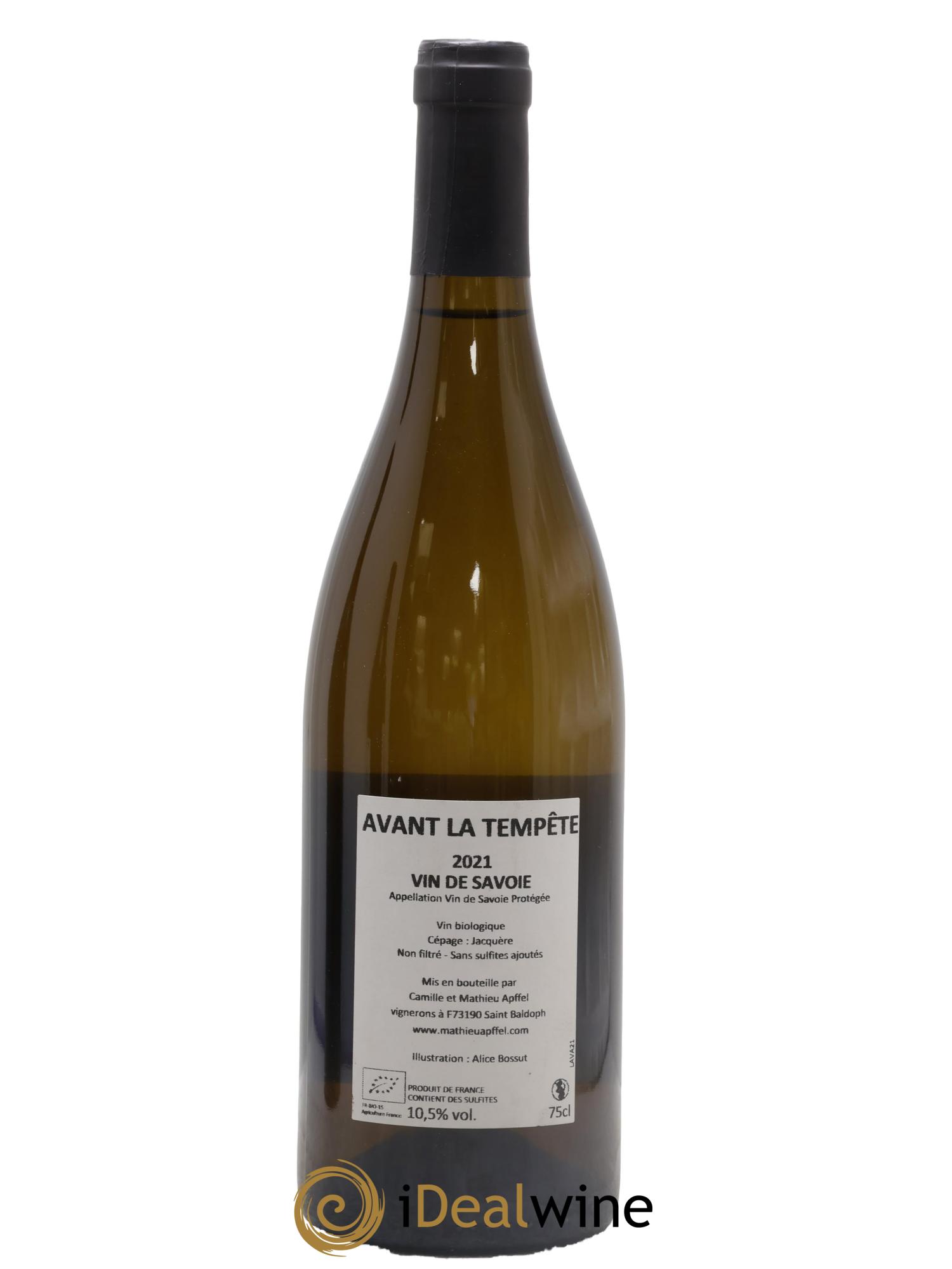 Vin de Savoie Avant La Tempête Apffel 2021 - Lot of 1 bottle - 1