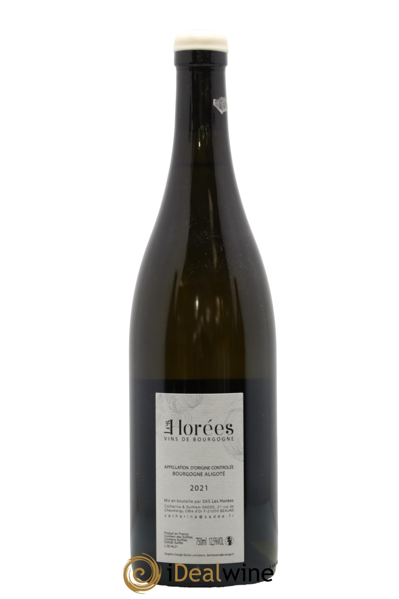 Bourgogne Aligoté En Coulezain Les Horées 2021 - Lotto di 1 bottiglia - 1