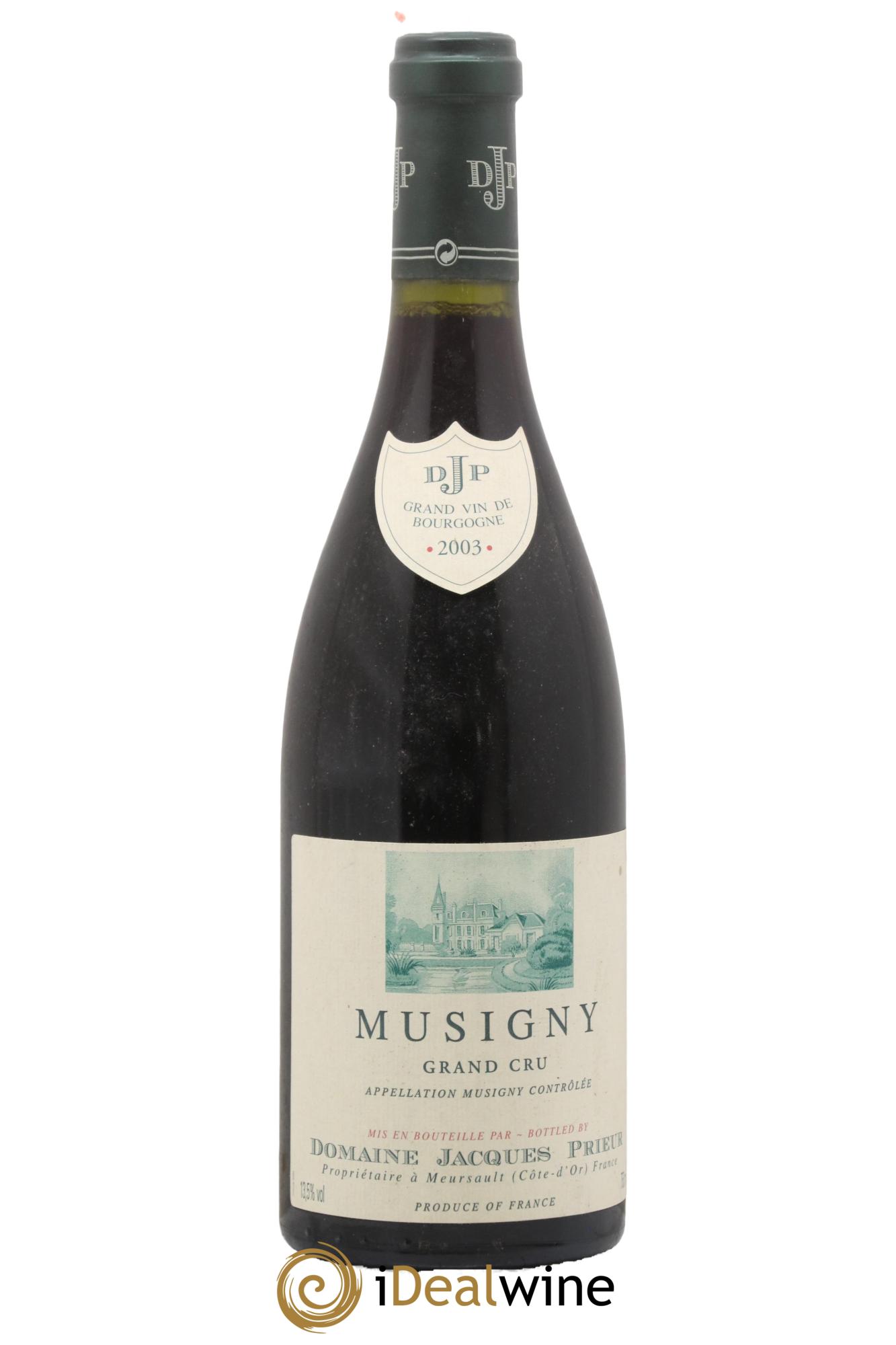 Musigny Grand Cru Jacques Prieur (Domaine) 2003 - Lot of 1 bottle - 0