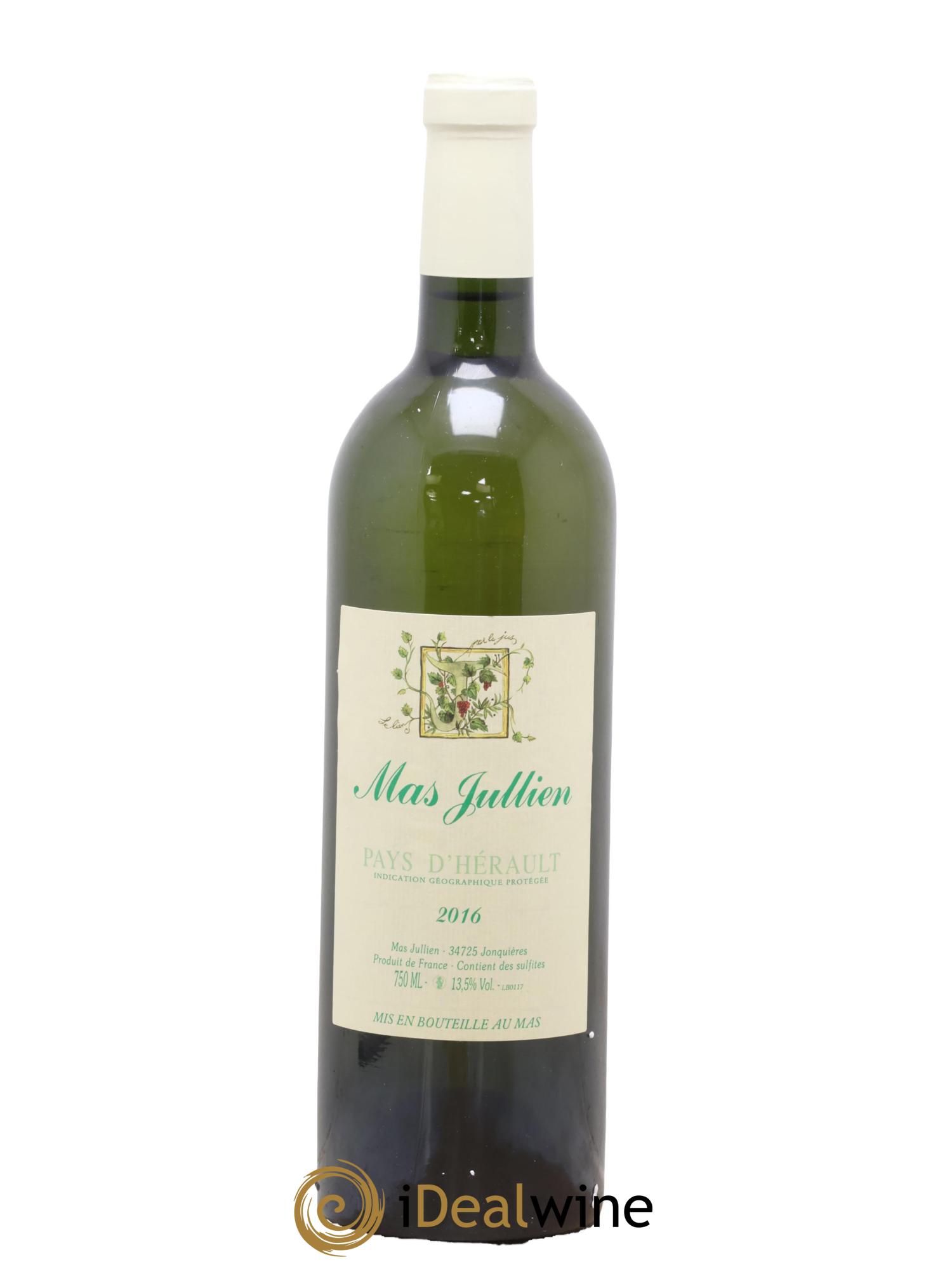 Pays d'Hérault Mas Jullien Olivier Jullien 2016 - Lot de 1 bouteille - 0