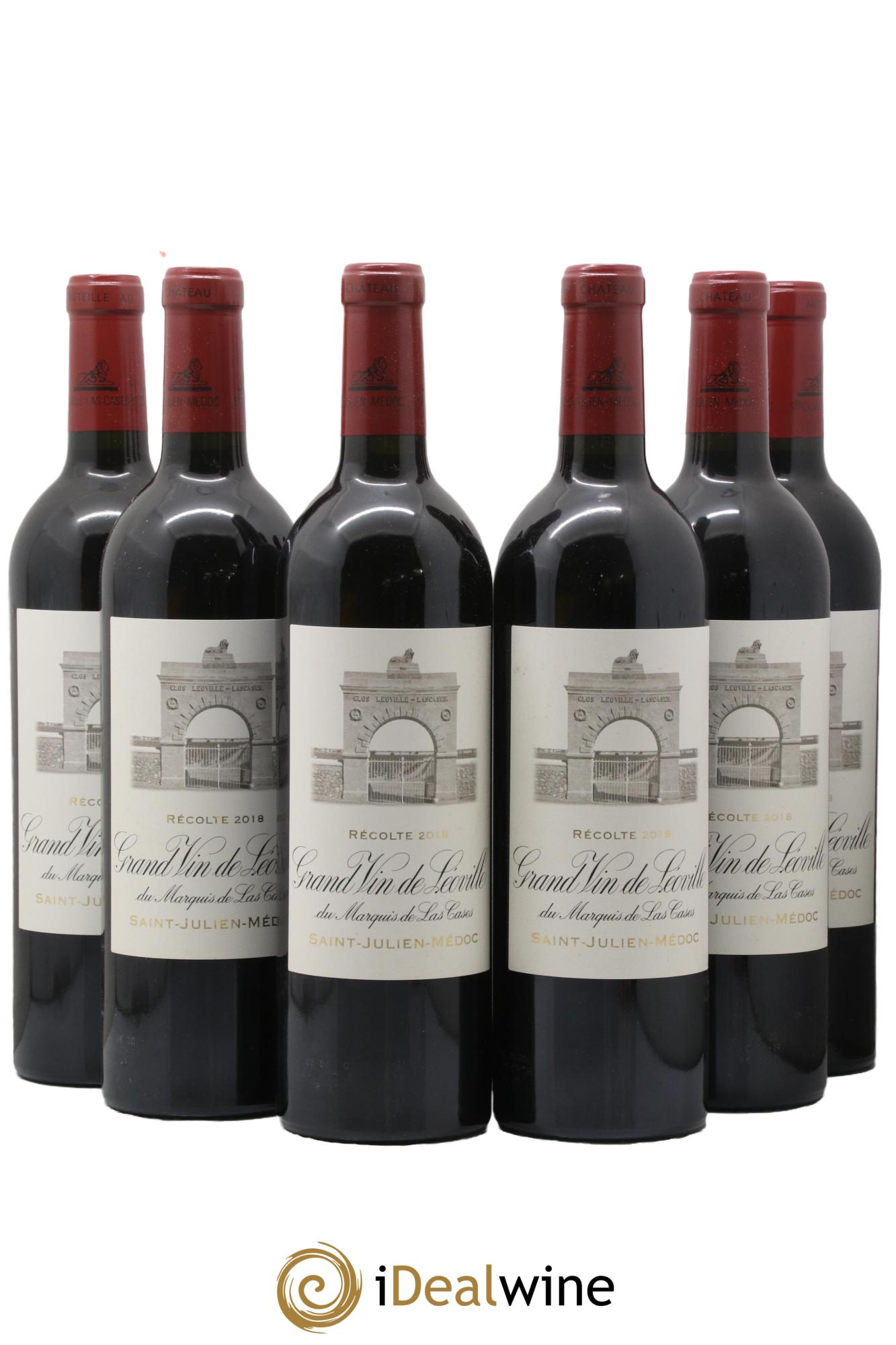 Château Léoville Las Cases 2ème Grand Cru Classé 2018 - Lot of 6 bottles - 0