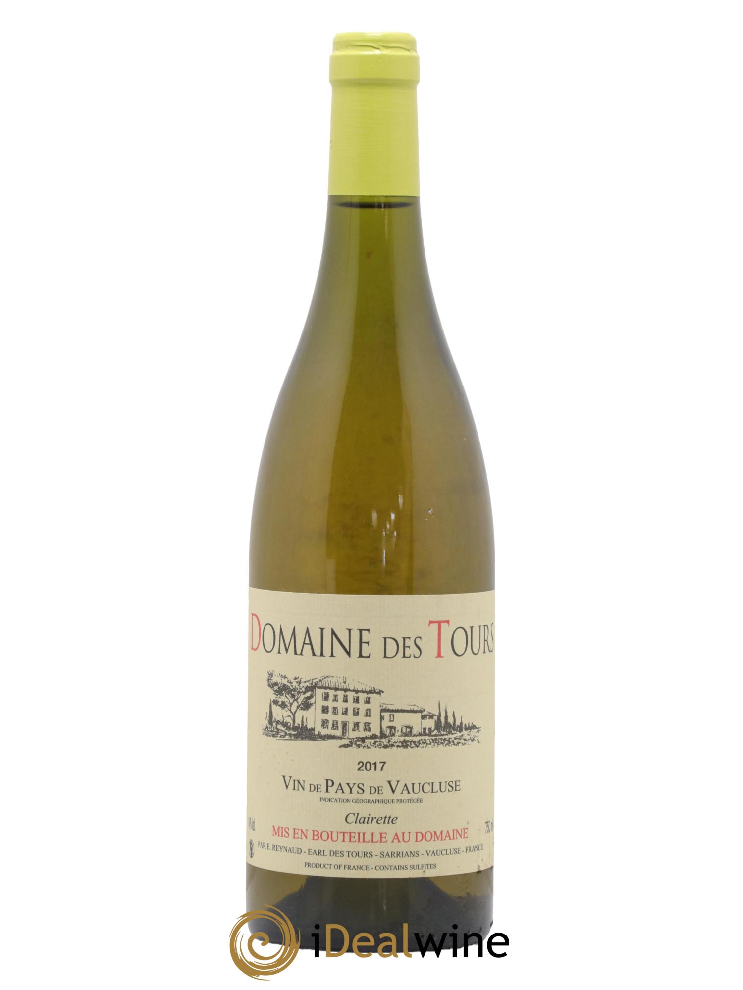 Vaucluse (Vin de Pays de Vaucluse) Domaine des Tours Emmanuel Reynaud 2017 - Lot de 1 bouteille - 0