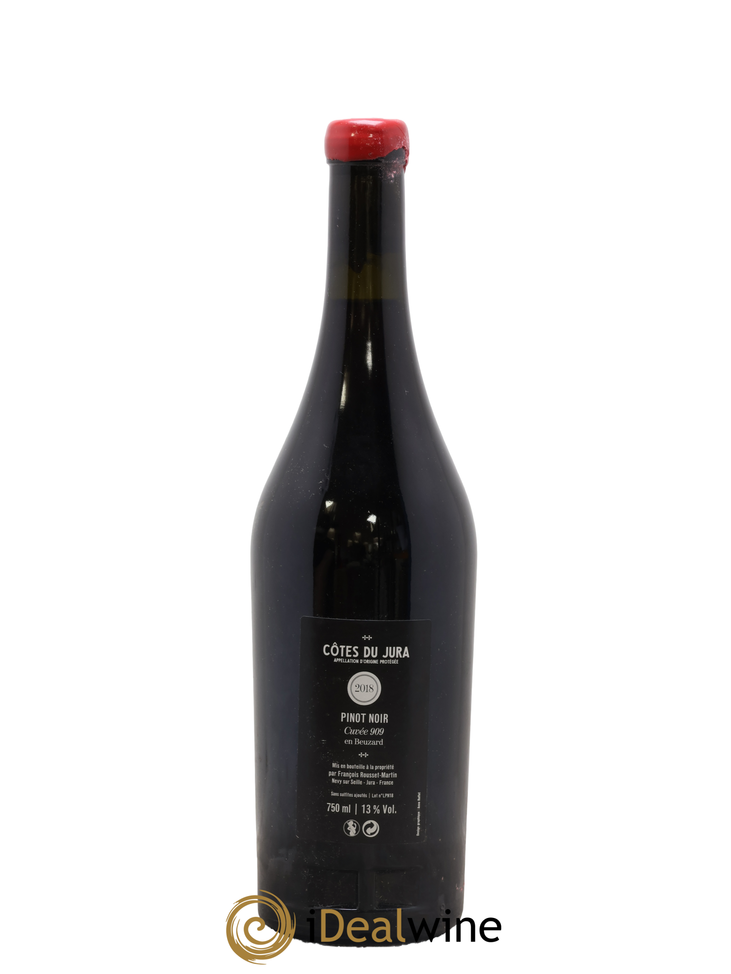 Côtes du Jura Pinot noir En Beuzard 909 François Rousset Martin 2018 - Lot de 1 bouteille - 1
