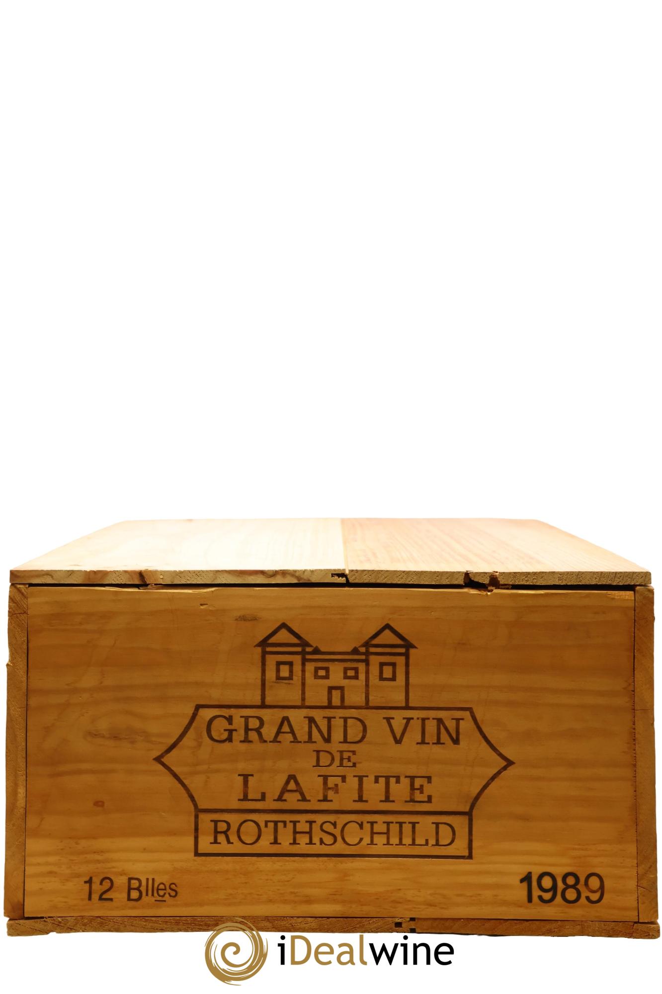 Château Lafite Rothschild 1er Grand Cru Classé 1989 - Lot de 12 bouteilles - 6