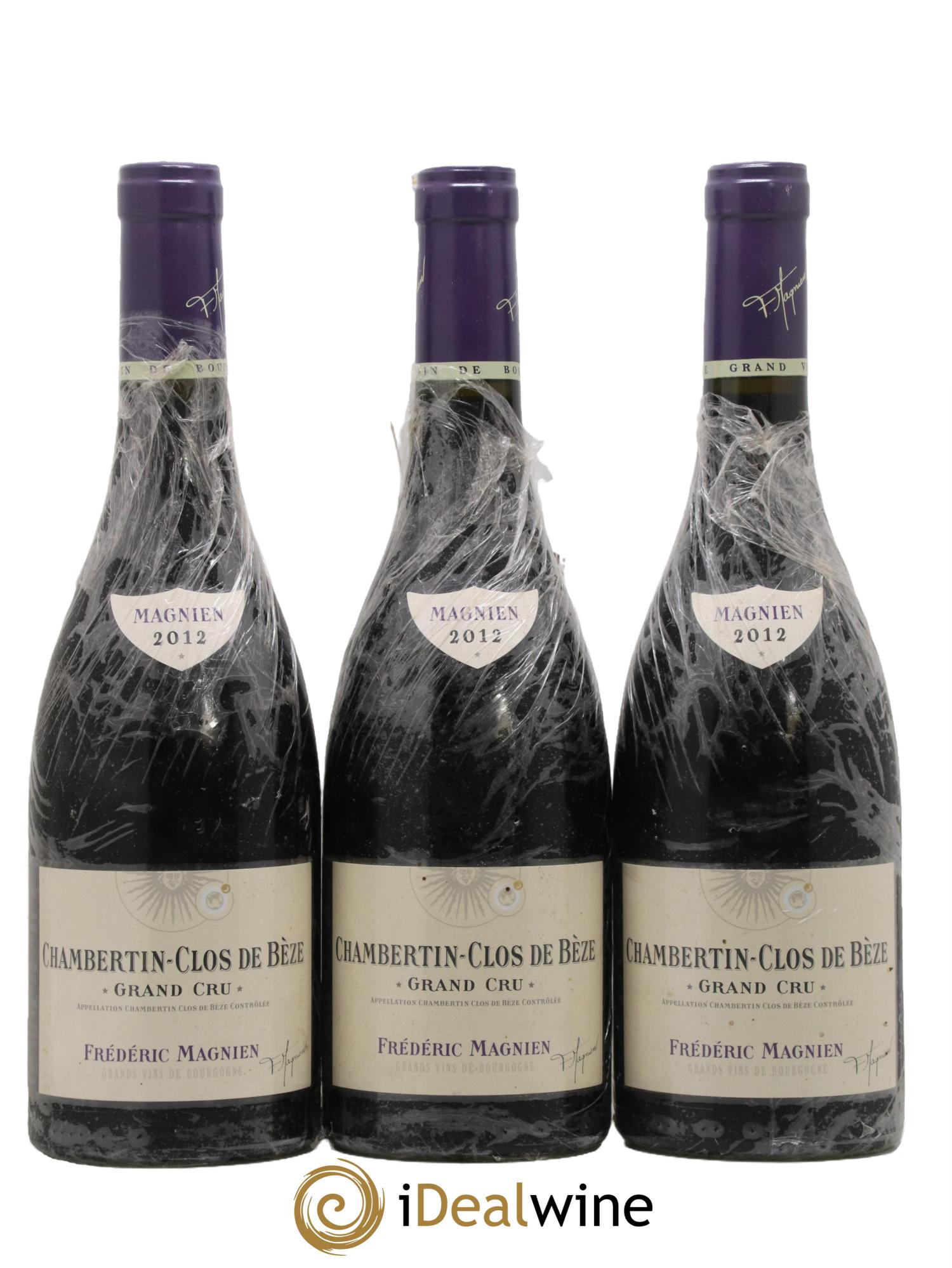 Chambertin Clos de Bèze Grand Cru Frédéric Magnien 2012 - Lot de 3 bouteilles - 0