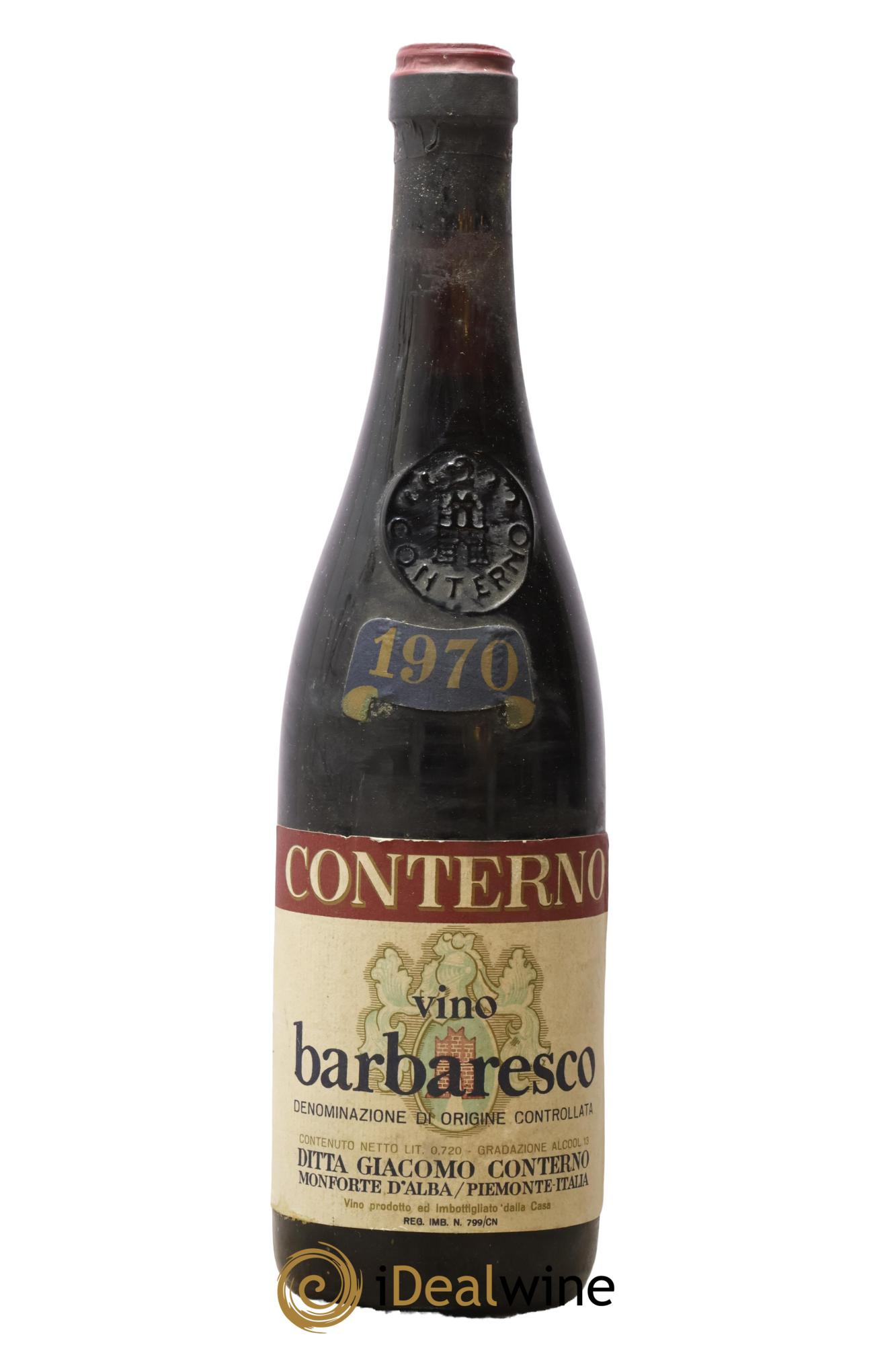 Barbaresco DOCG Giacomo Conterno 1970 - Posten von 1 Flasche - 0