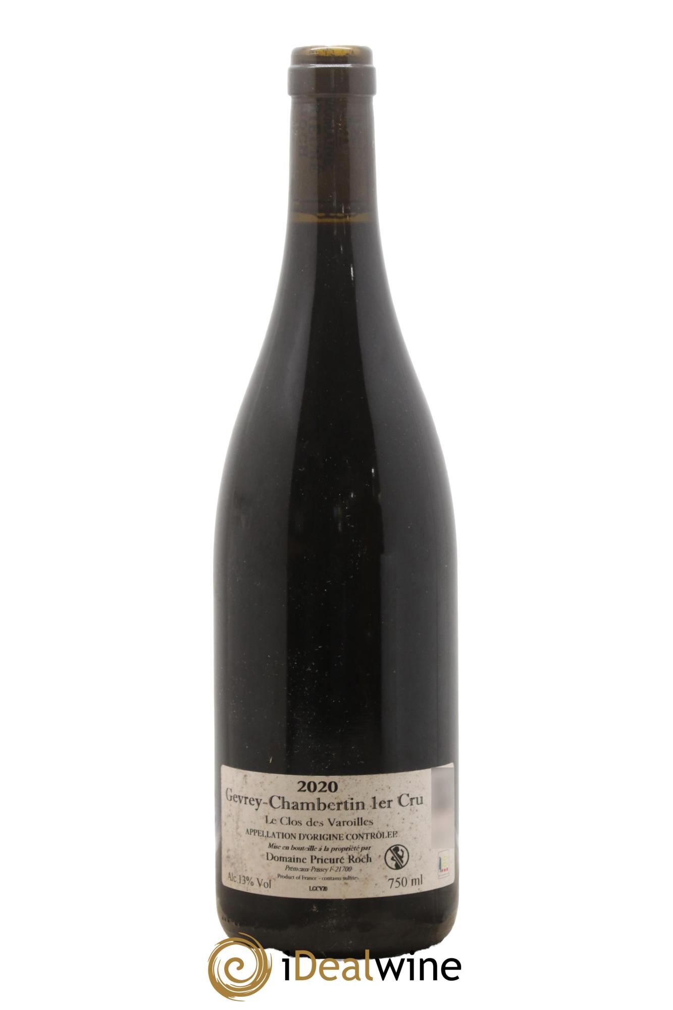 Gevrey-Chambertin 1er Cru Le Clos des Varoilles Monopole Prieuré Roch 2020 - Lot de 1 bouteille - 1