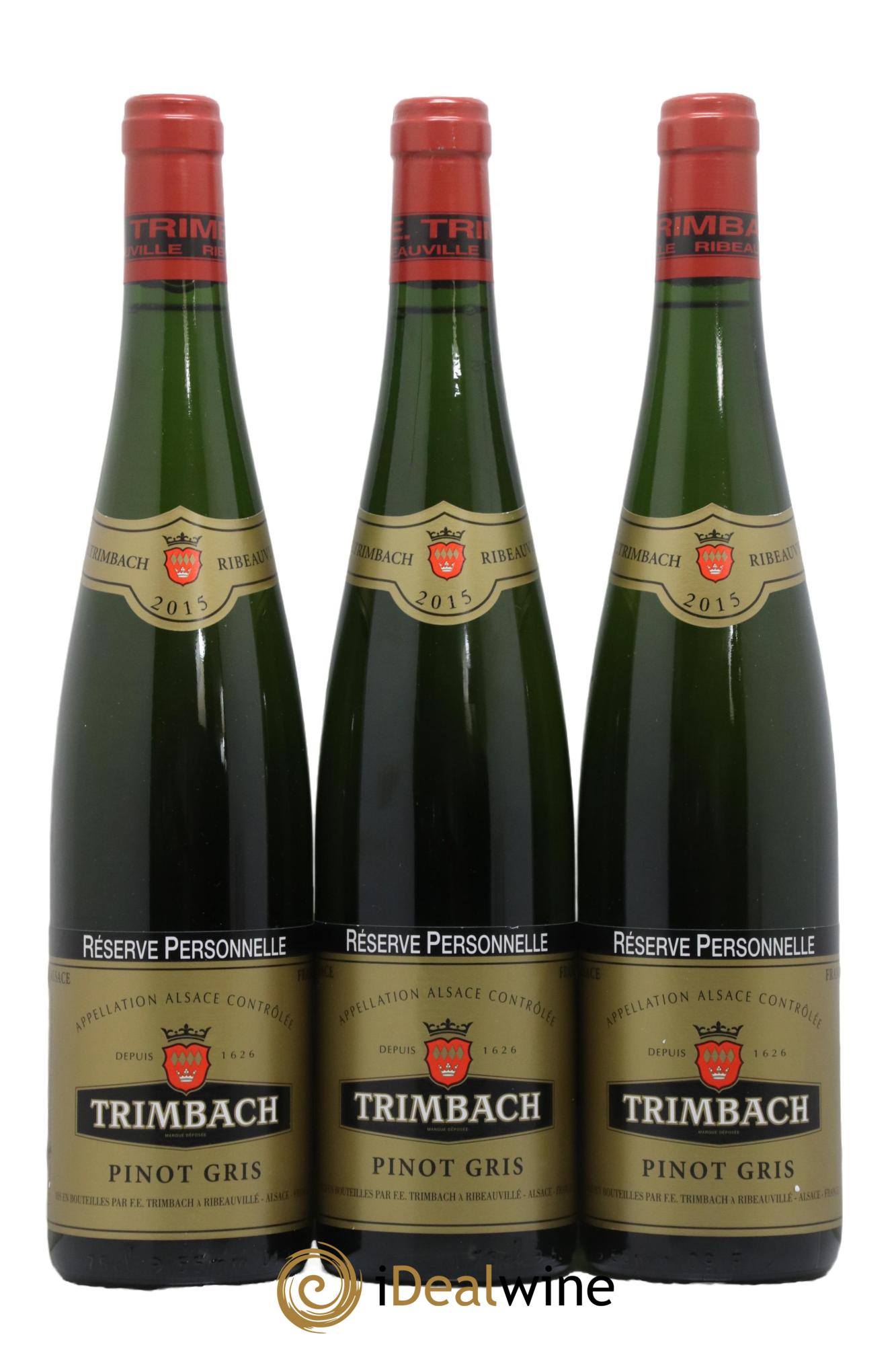 Alsace Pinot Gris Réserve Personnelle Trimbach (Domaine) 2015 - Lot de 3 bouteilles - 0