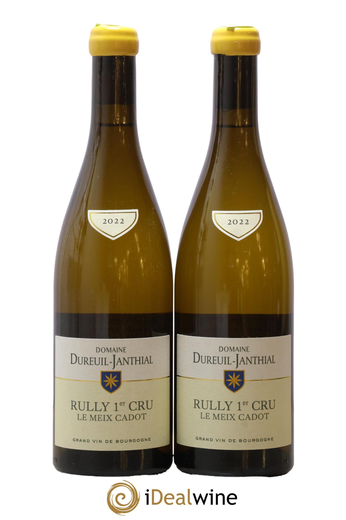 Rully 1er Cru Le Meix Cadot Vincent Dureuil-Janthial 2022 - Lotto di 2 bottiglie - 0