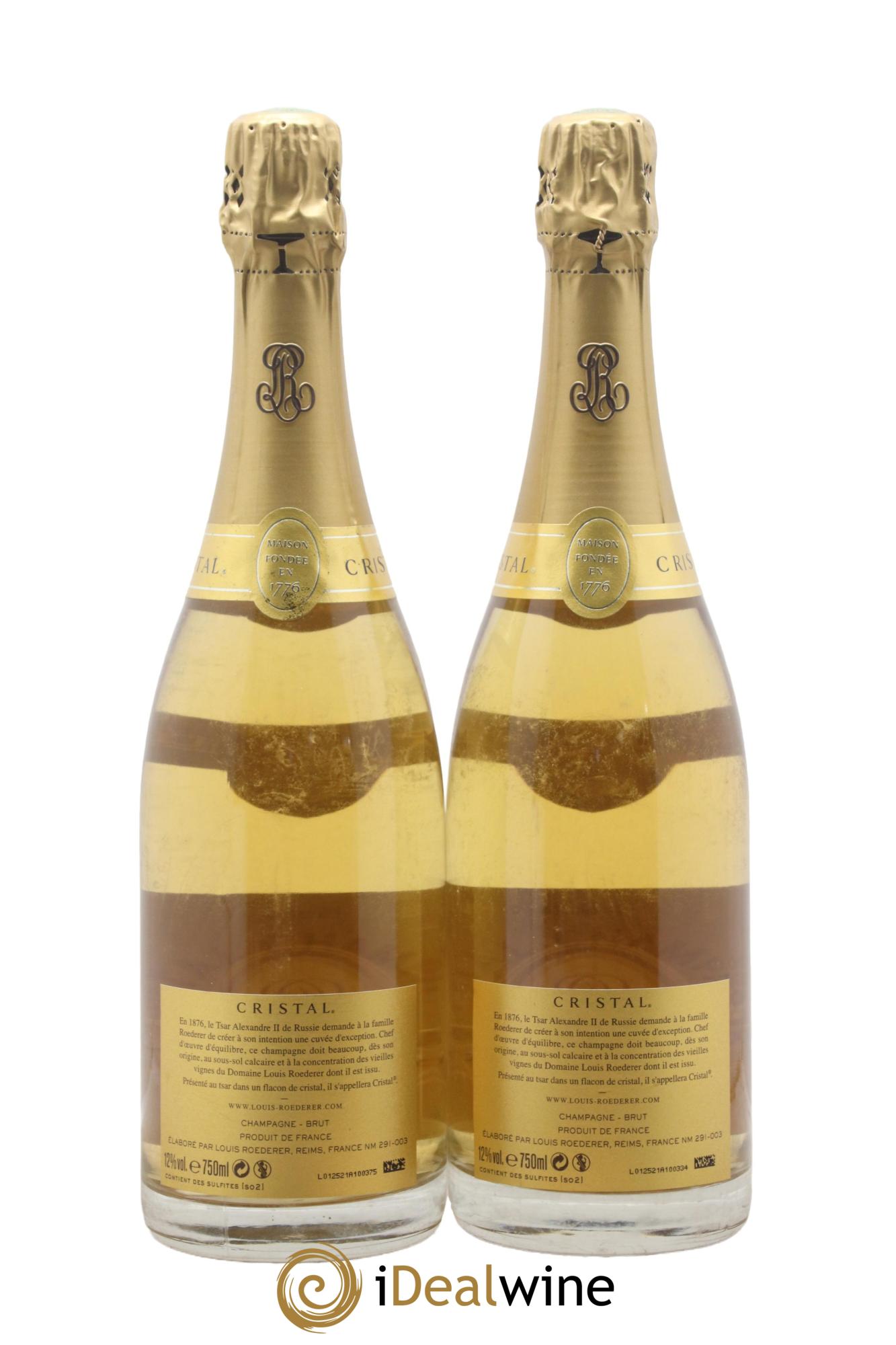 Cristal Louis Roederer 2002 - Lot of 2 bottles - 1