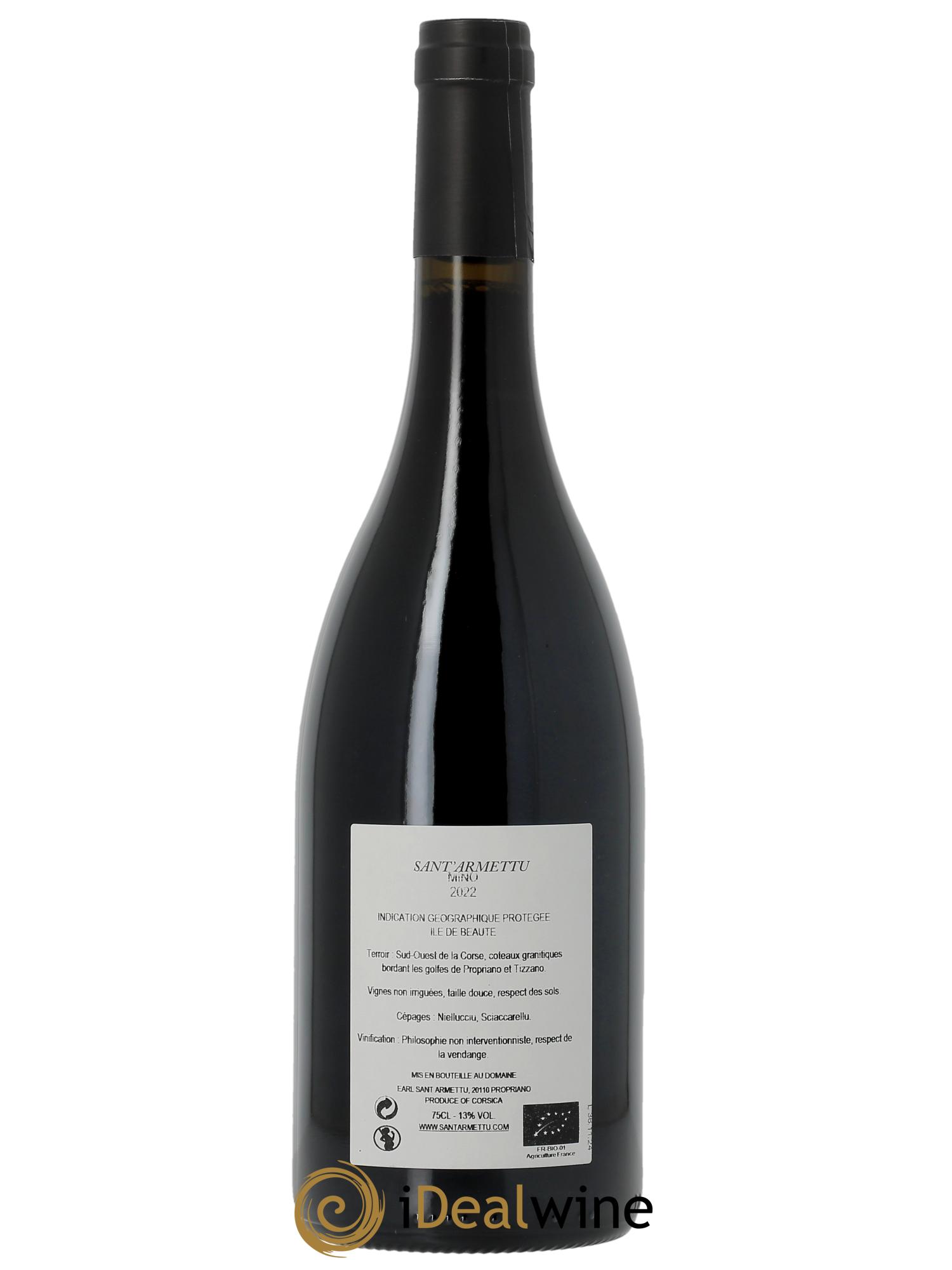 IGP Ile de Beauté Minò Sant Armettu (Domaine) 2022 - Lot of 1 bottle - 1