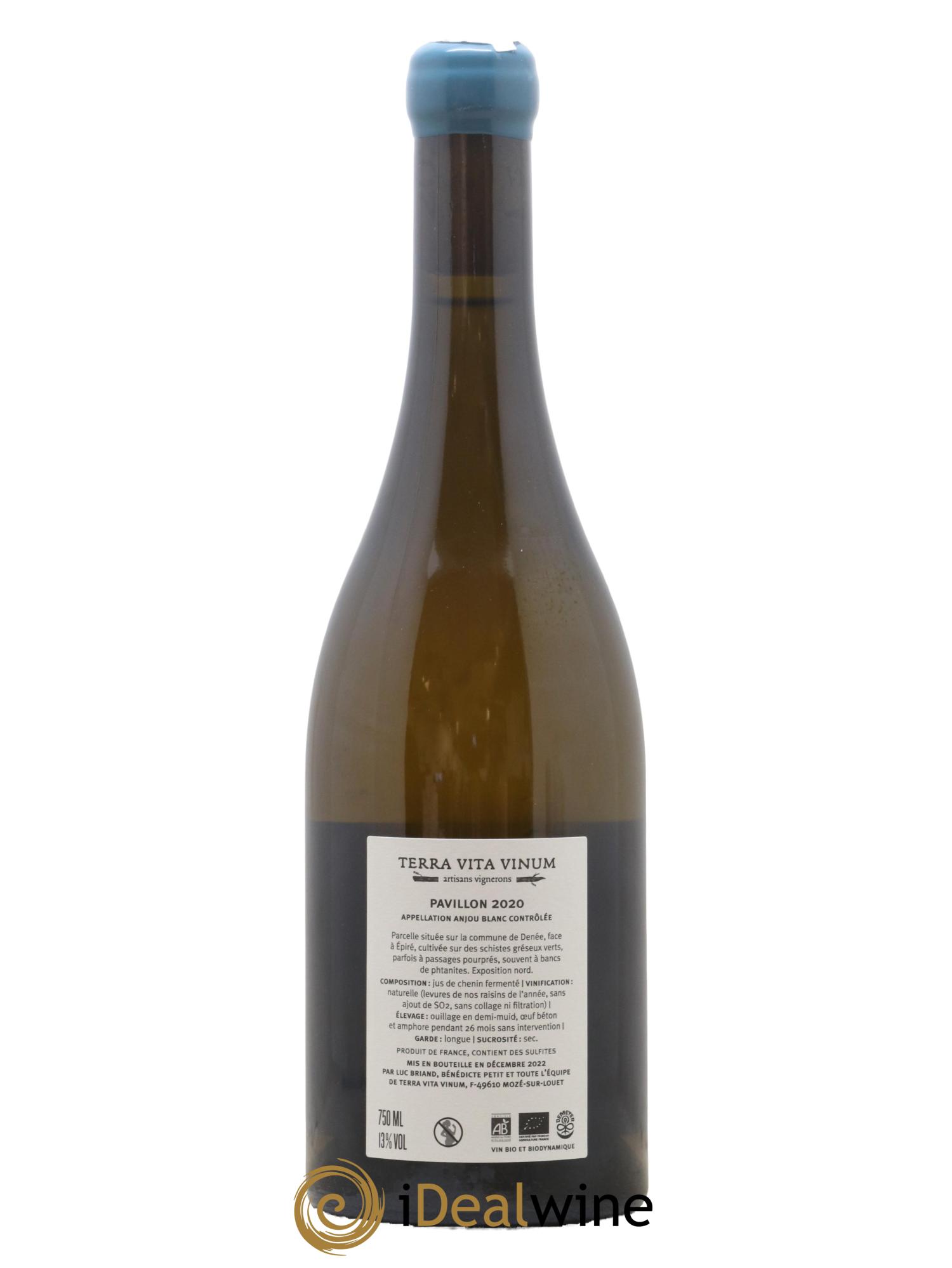 Anjou Pavillon Terra Vita Vinum 2020 - Lot de 1 bouteille - 1