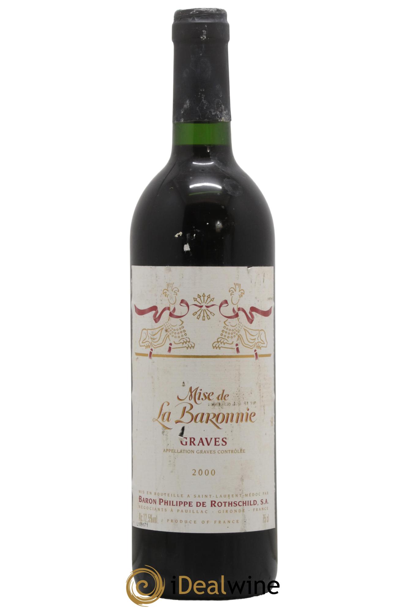Graves Mise De La Baronnie Rotschild 2000 - Lot de 1 bouteille - 0