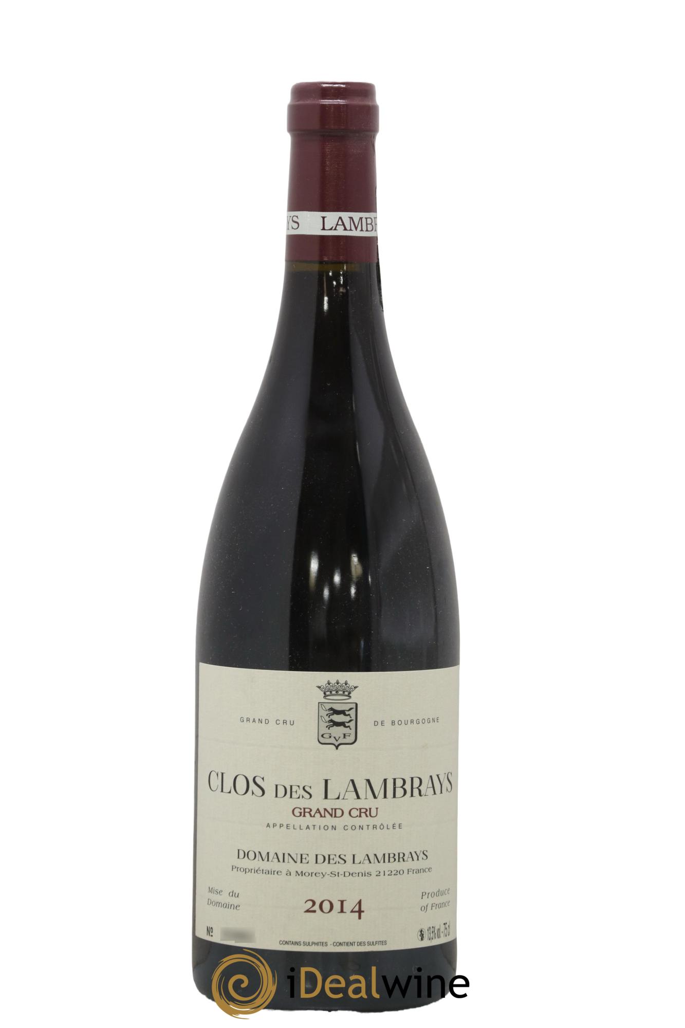 Clos des Lambrays Grand Cru Domaine des Lambrays 2014 - Lot de 1 bouteille - 0