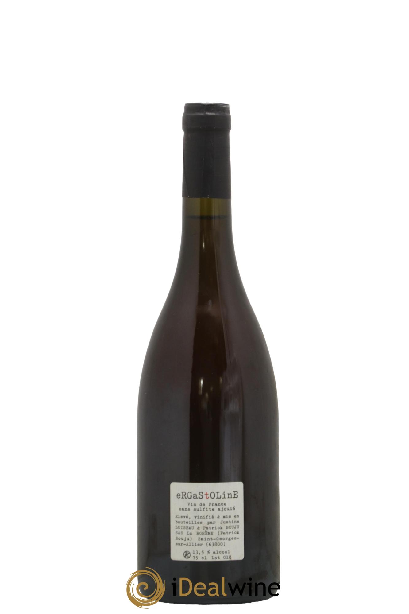 Vin de France Ergastoline Patrick Bouju - La Bohème 2018 - Lot de 1 bouteille - 1