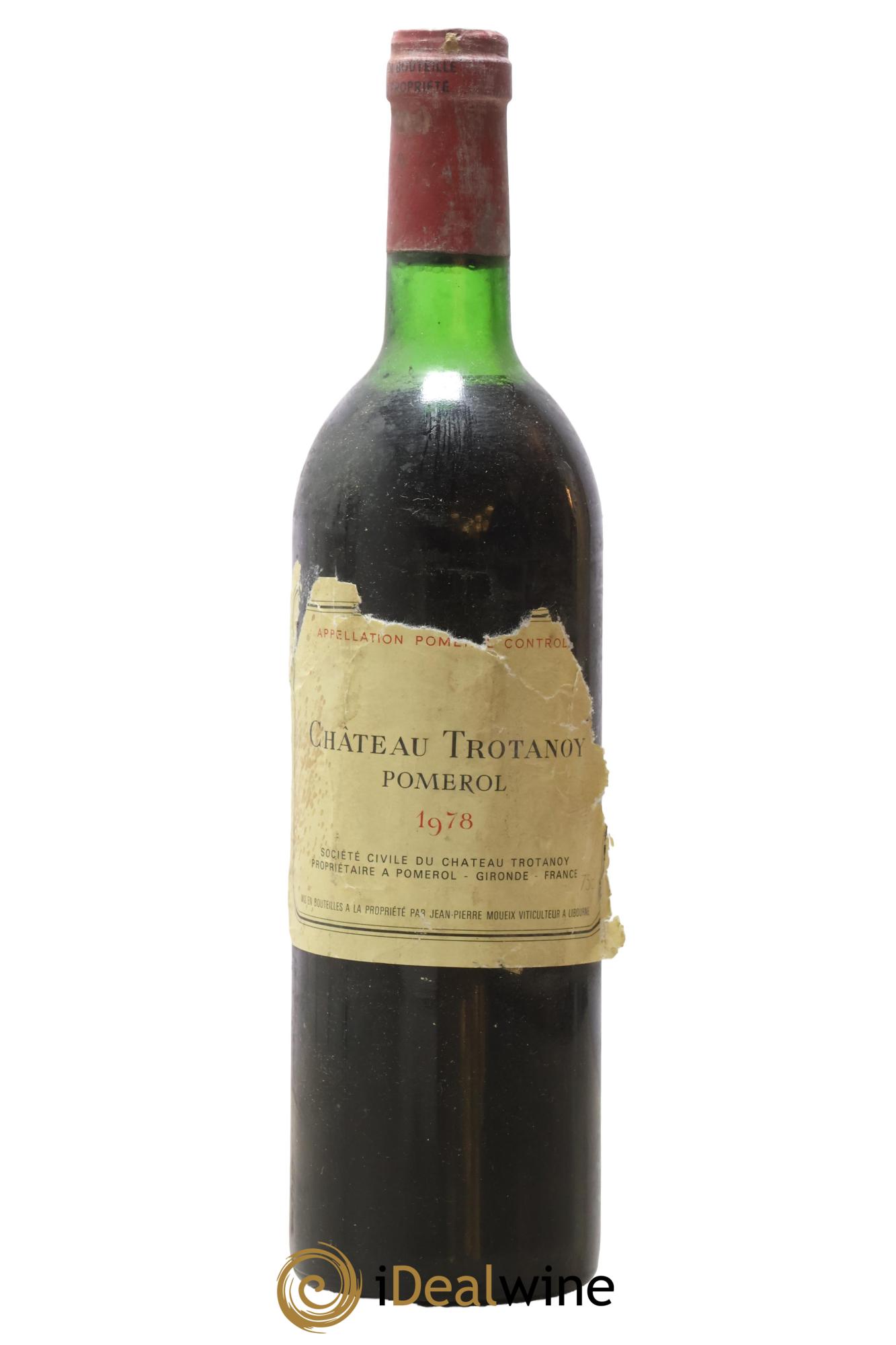 Château Trotanoy 1978 - Lot de 1 bouteille - 0