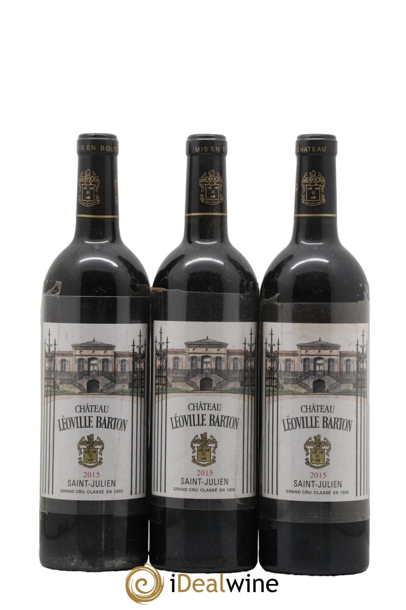 Château Léoville Barton 2ème Grand Cru Classé 2015 - Lot de 3 bouteilles - 0
