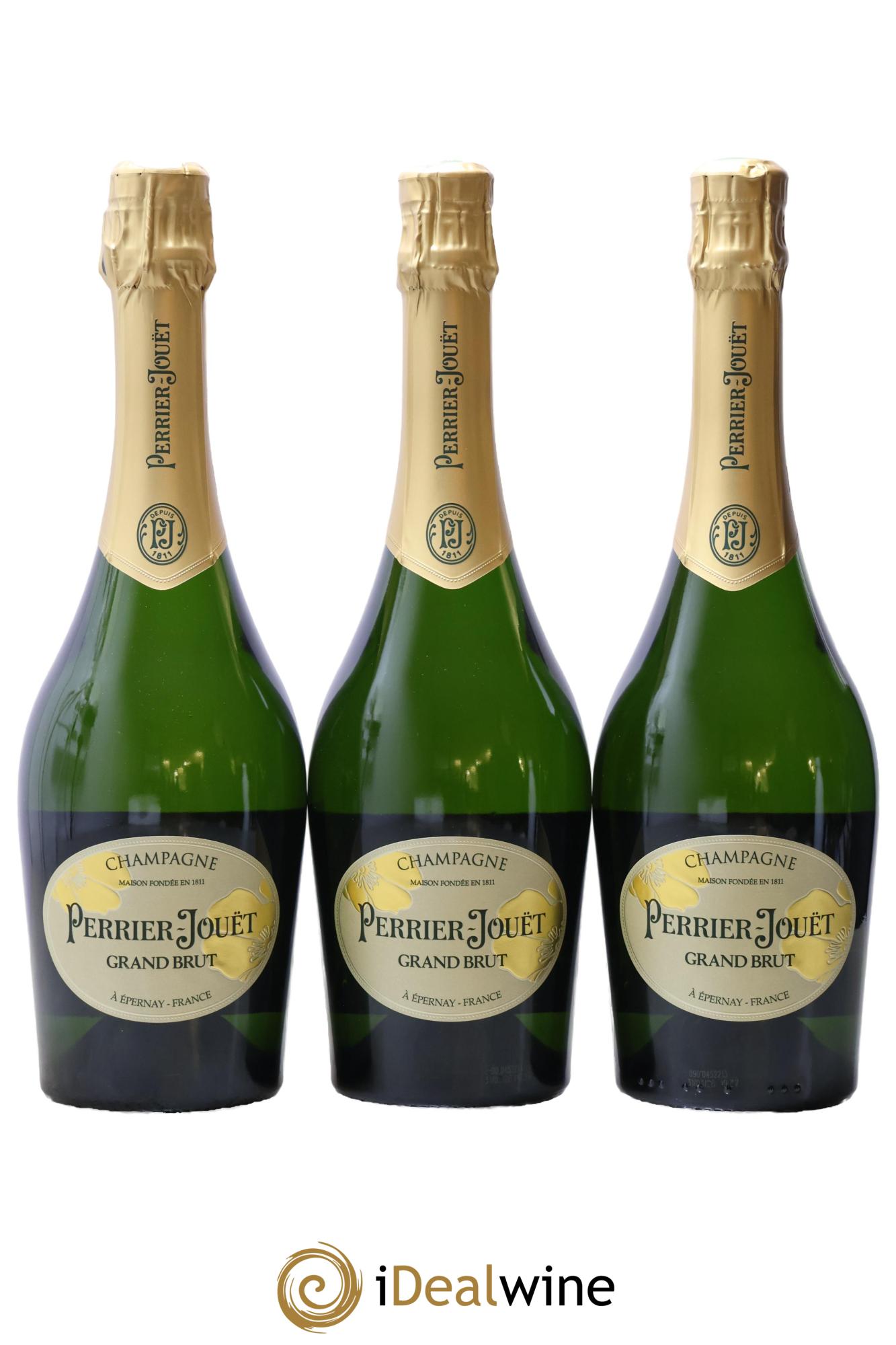 Grand Brut Perrier-Jouët - Lot of 3 bottles - 0