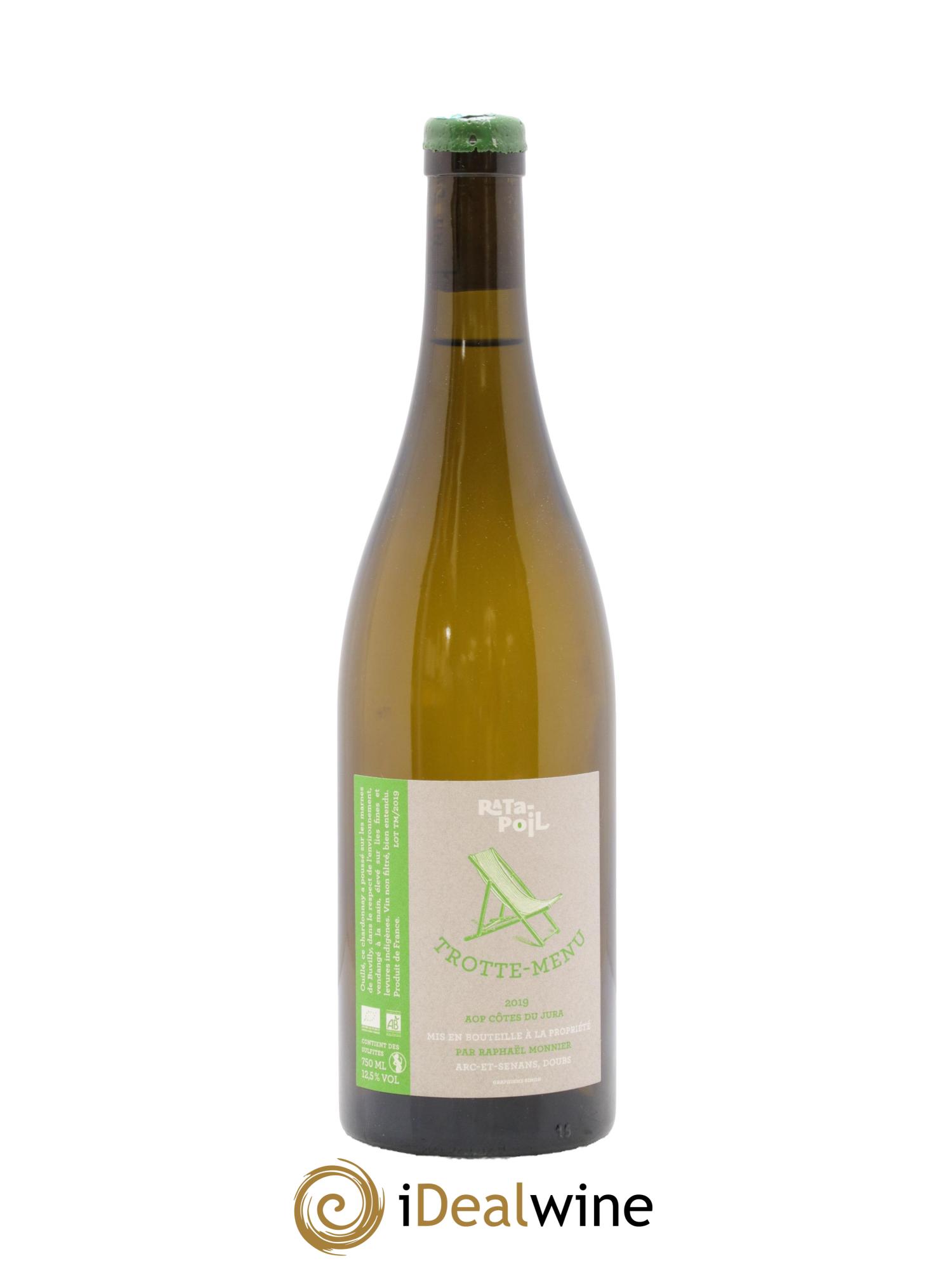 Côtes du Jura Trotte Menu Ratapoil Raphaël Monnier 2019 - Posten von 1 Flasche - 0