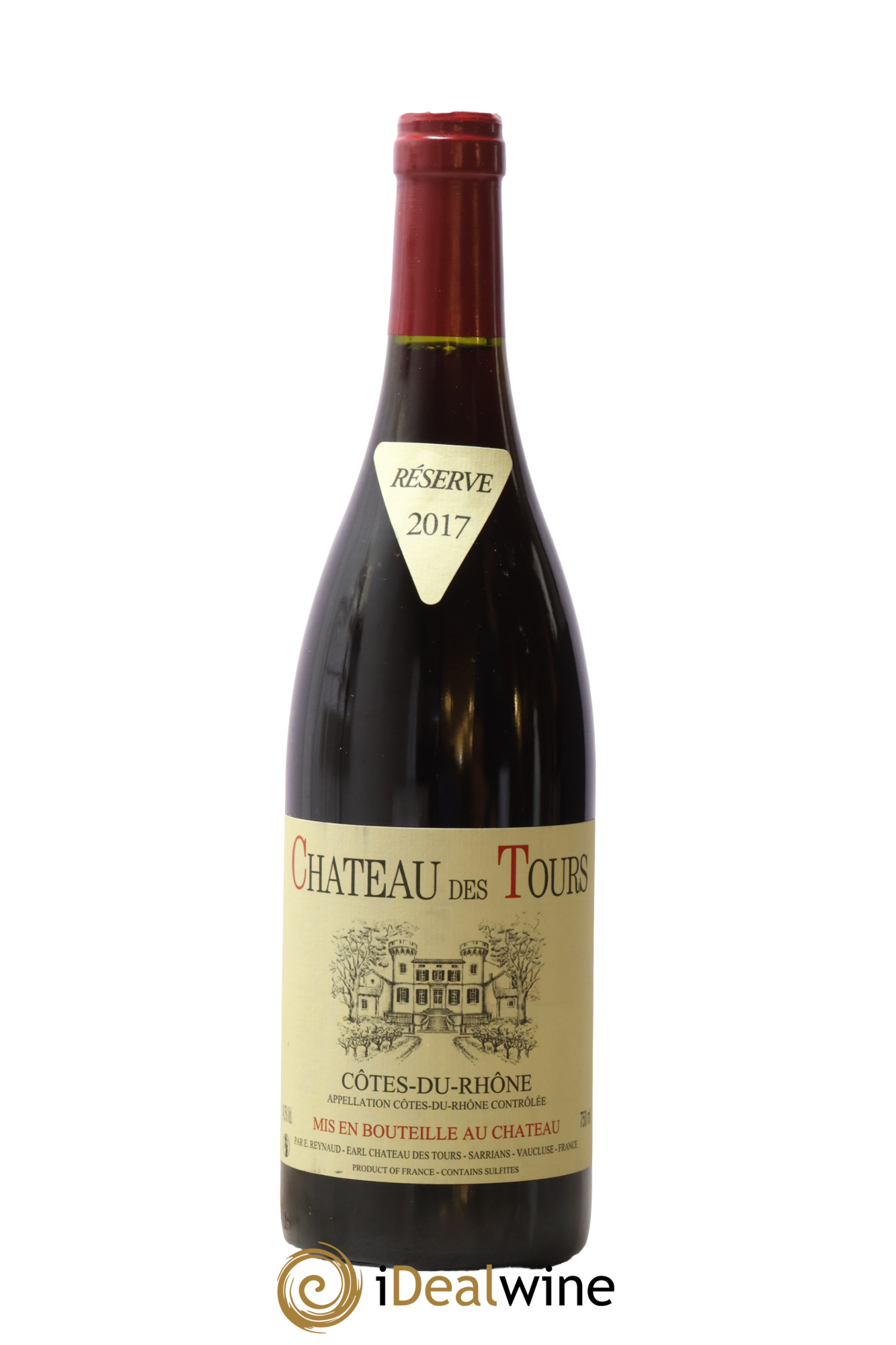 Côtes-du-Rhône Château des Tours Emmanuel Reynaud 2017 - Lot de 1 bouteille - 0